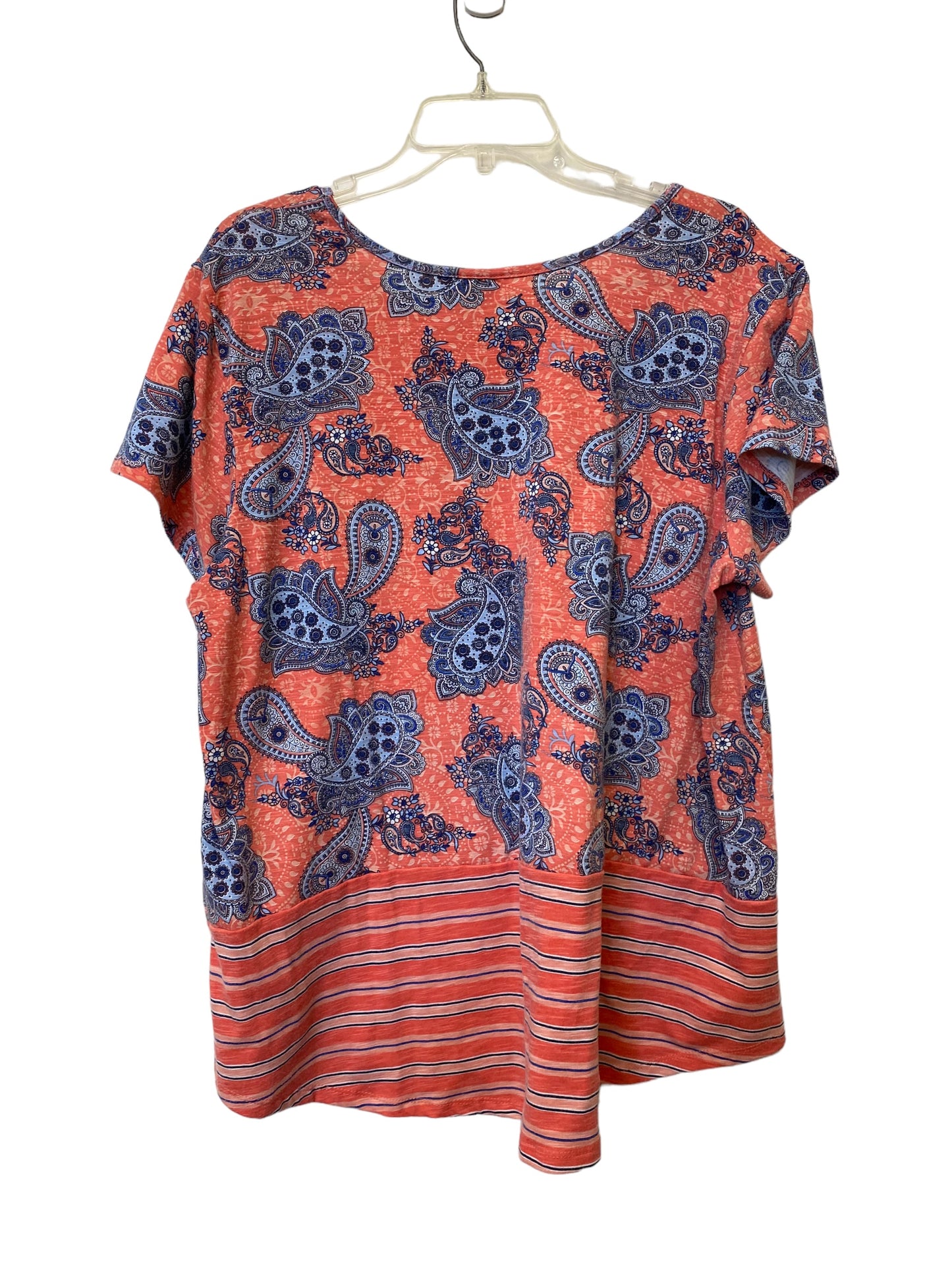 Top Short Sleeve By Kim Rogers  Size: 1x
