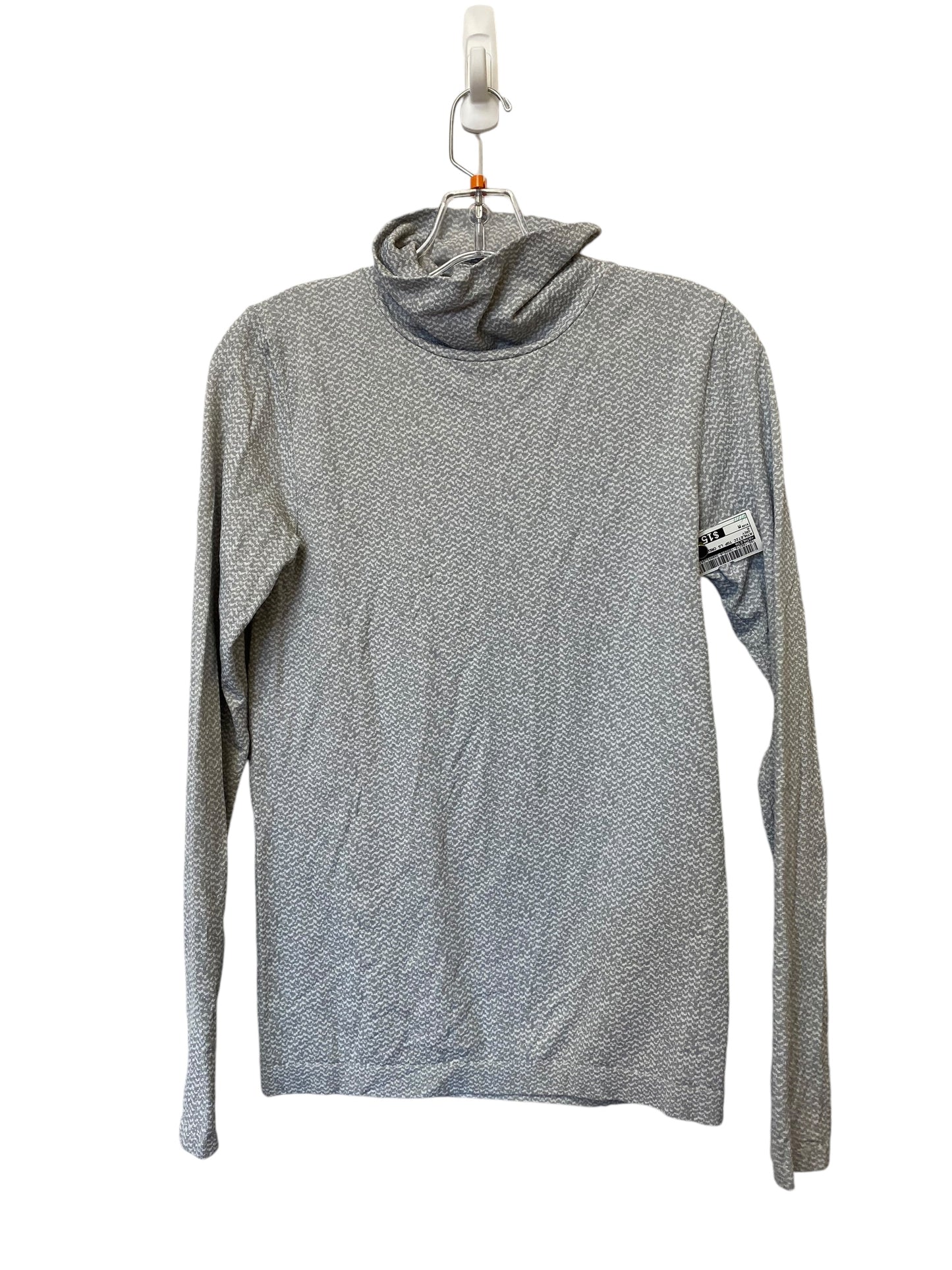 Athletic Top Long Sleeve Crewneck By Athleta In Grey, Size: M