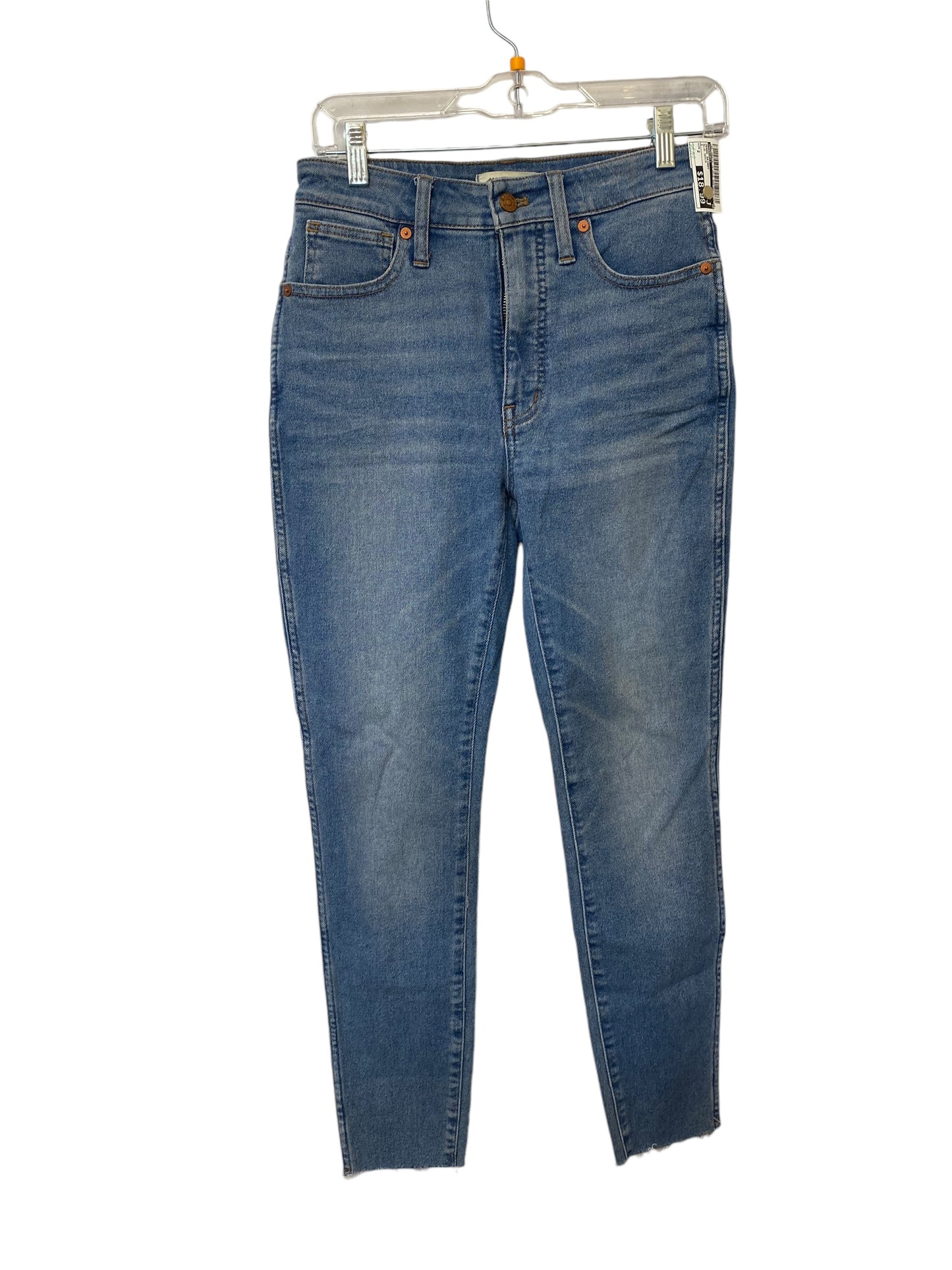 Jeans Skinny By Madewell In Blue Denim, Size: 2