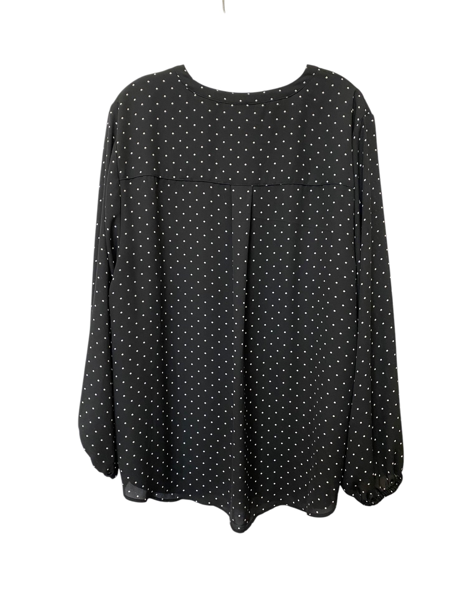 Top Long Sleeve By Torrid In Black, Size: 3x