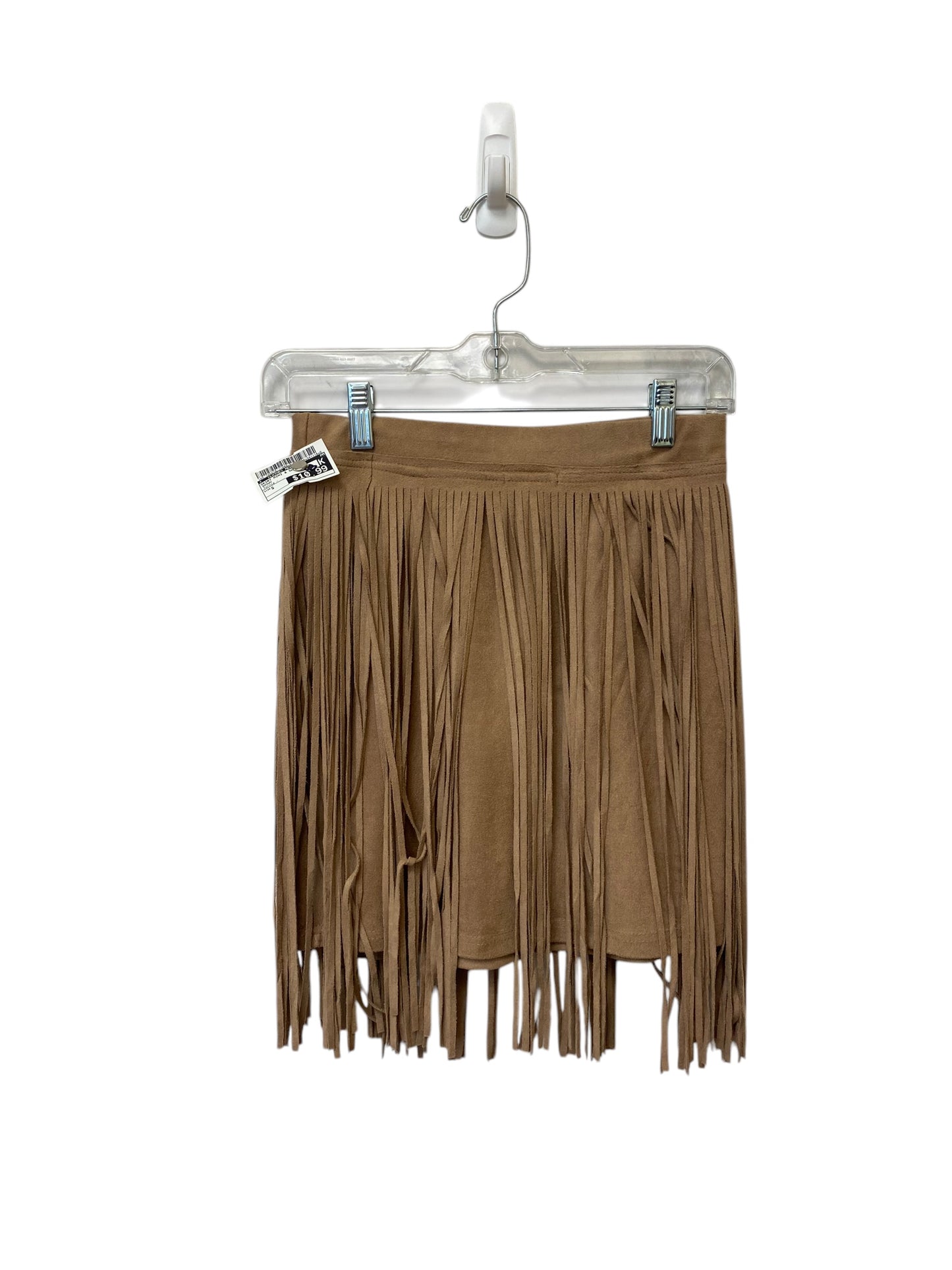 Skirt Mini & Short By Clothes Mentor In Brown, Size: S