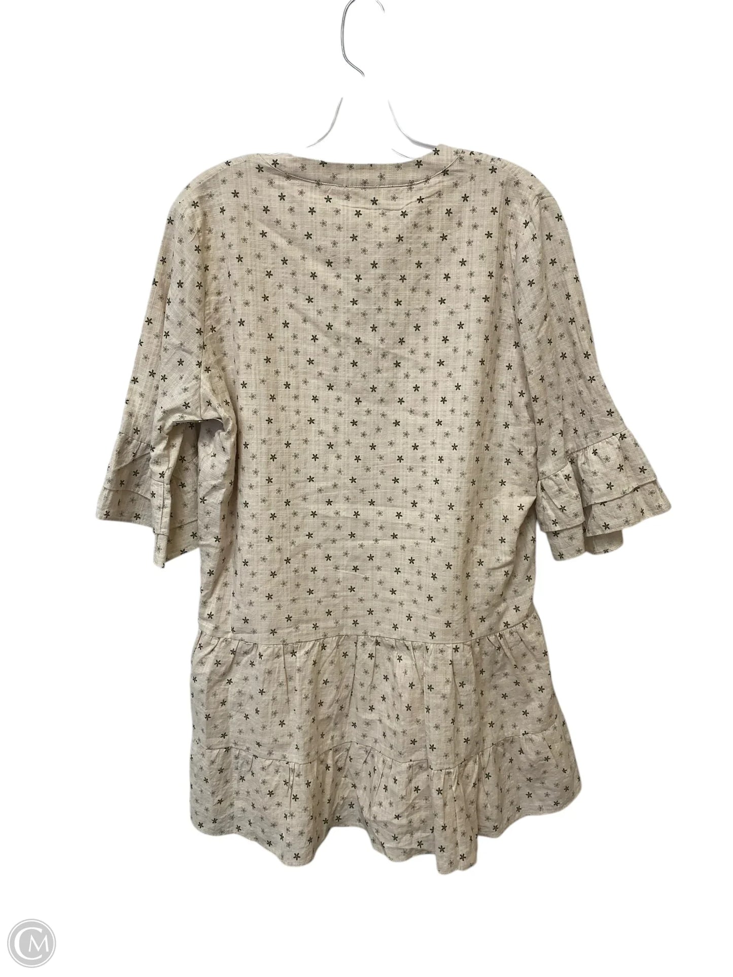 Dress Casual Short By Storia In Beige, Size: L