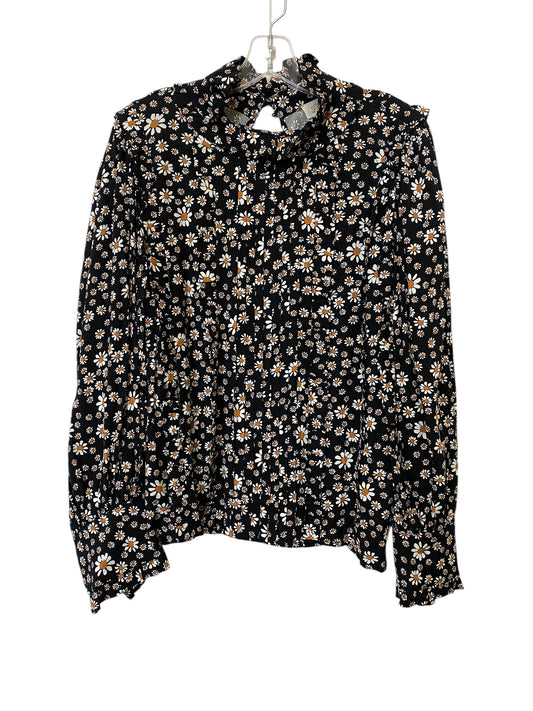 Top Long Sleeve By Listicle In Black, Size: S