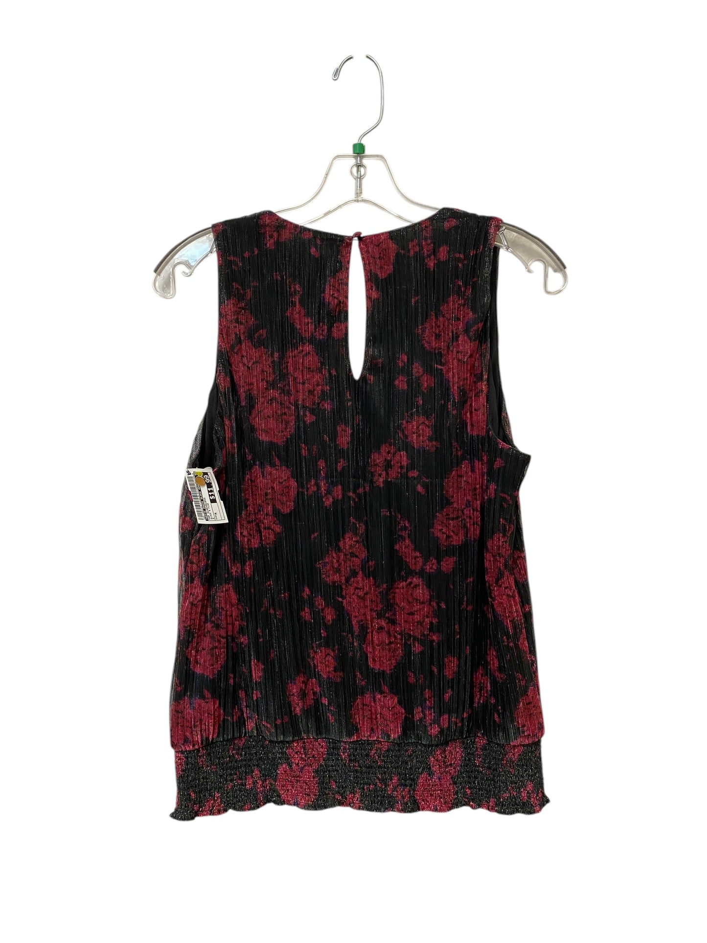 Top Sleeveless By White House Black Market In Black & Pink, Size: M