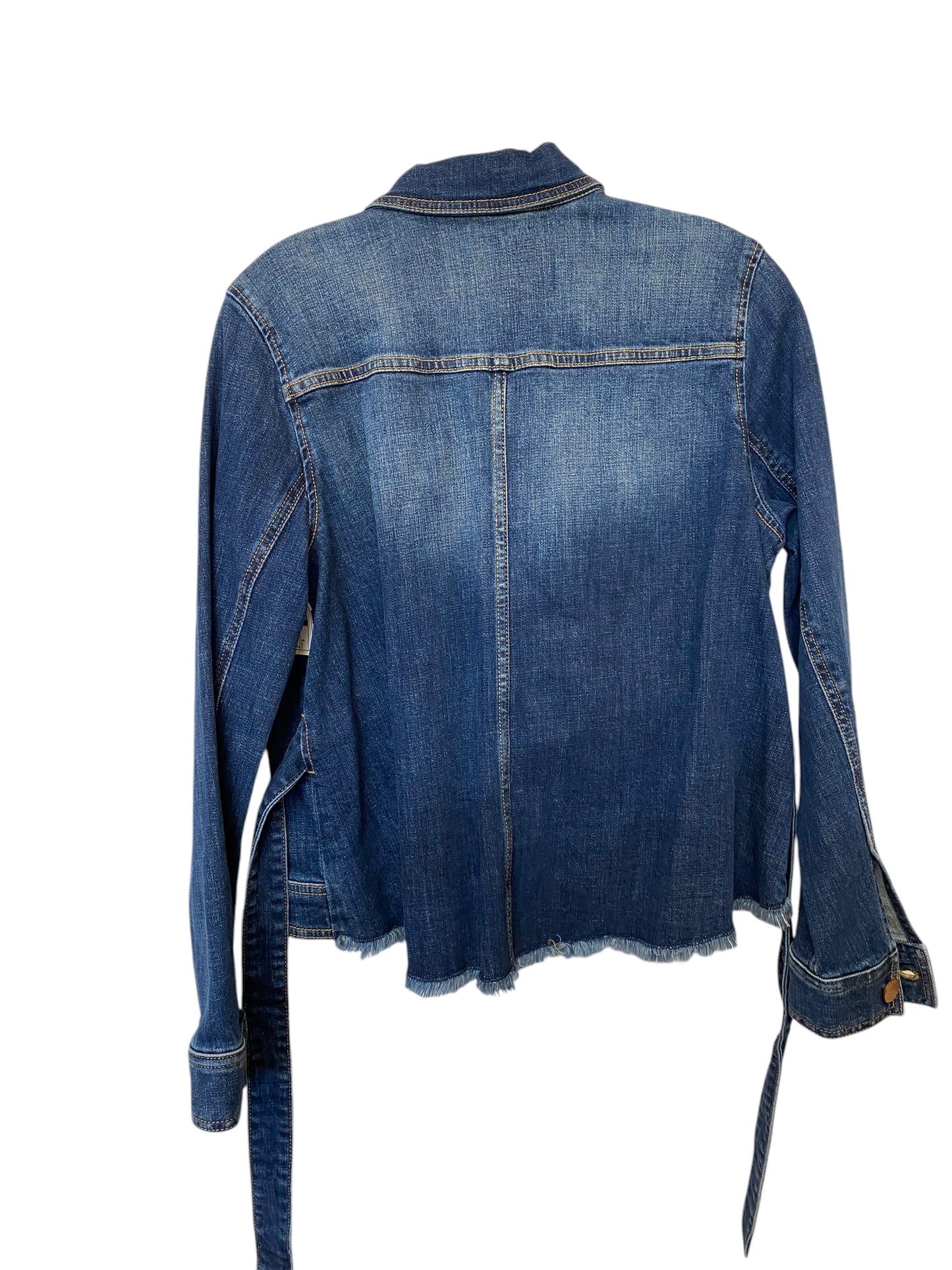 Jacket Denim By Cabi In Blue Denim, Size: S