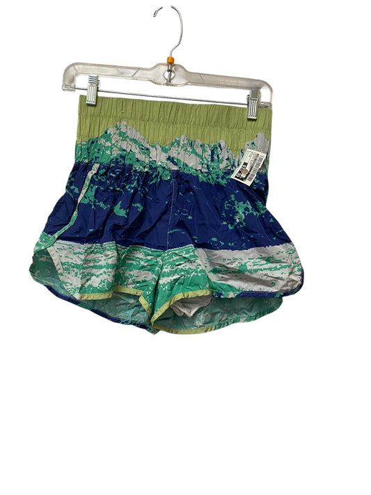 Athletic Shorts By Free People In Blue & Green, Size: M