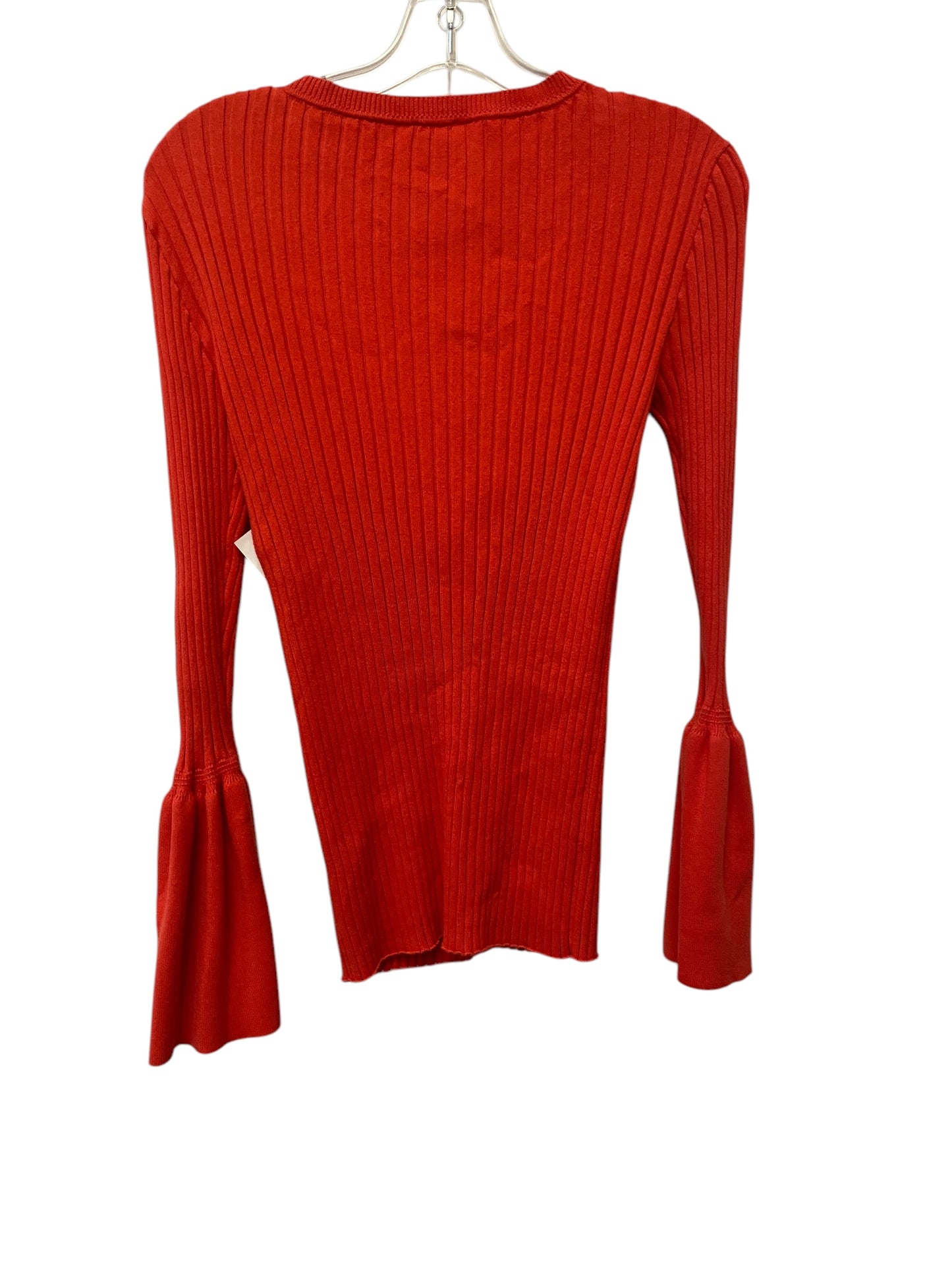 Sweater Cardigan By Cabi In Orange, Size: S