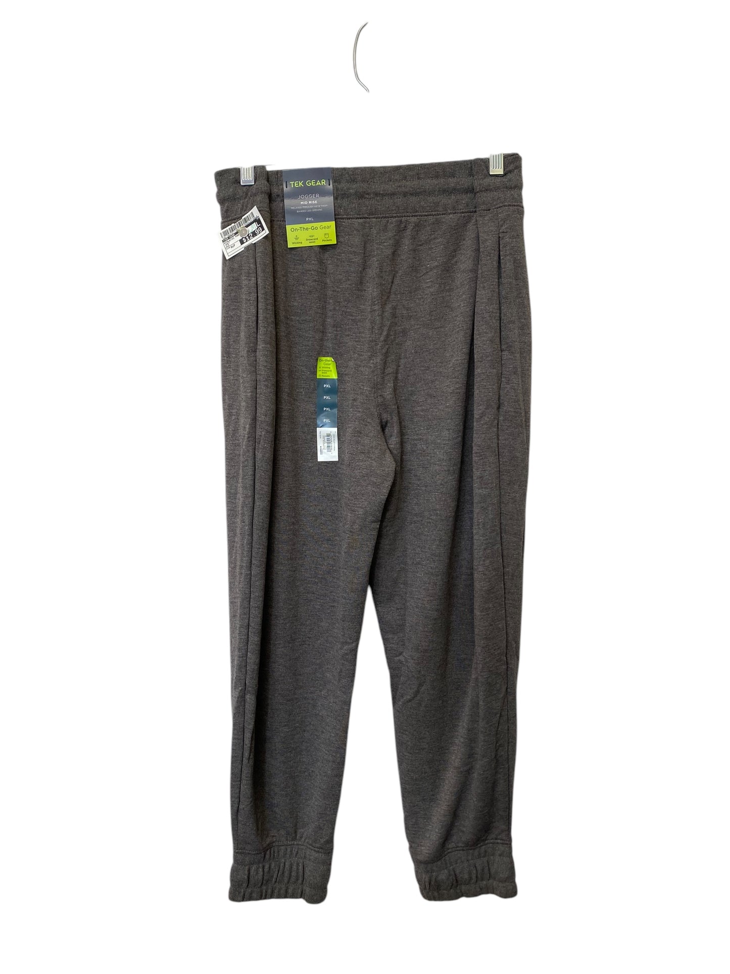 Athletic Pants By Tek Gear In Grey, Size: Xlp