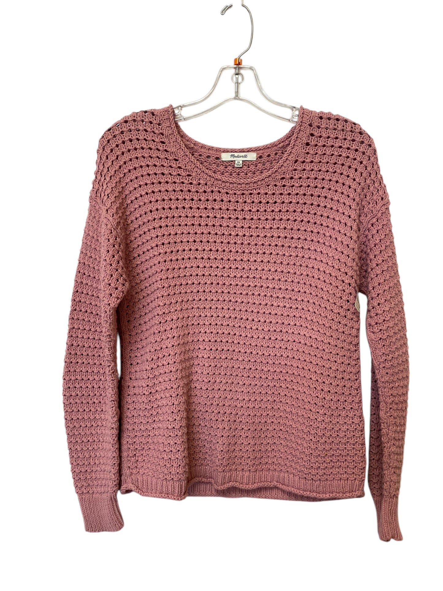 Sweater By Madewell In Pink, Size: Xs