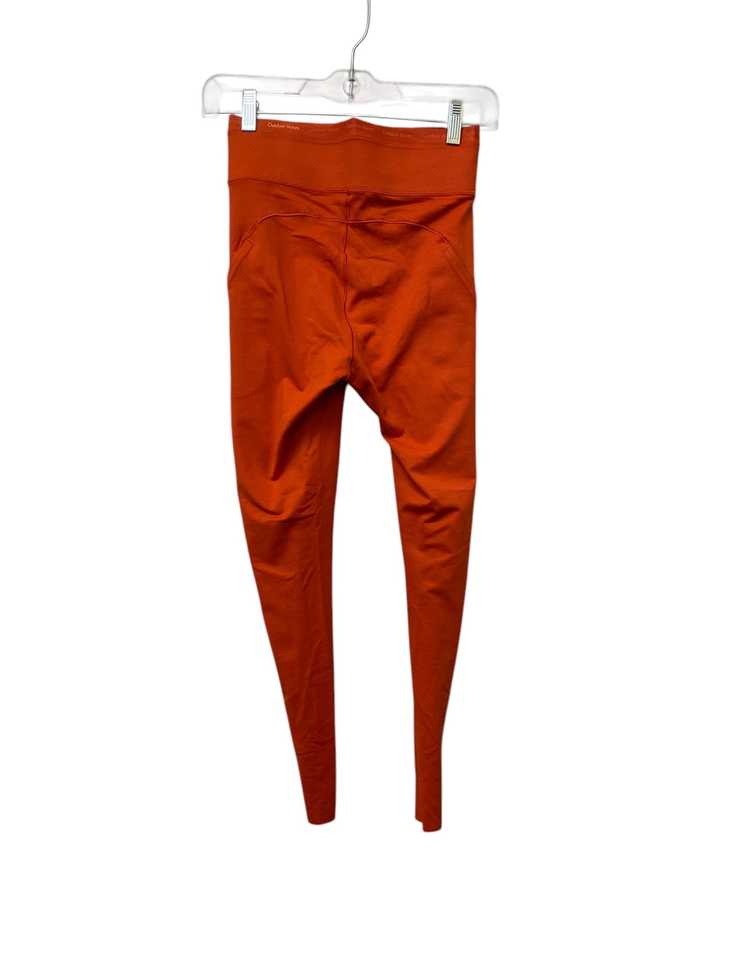 Athletic Leggings By Outdoor Voices In Orange, Size: S