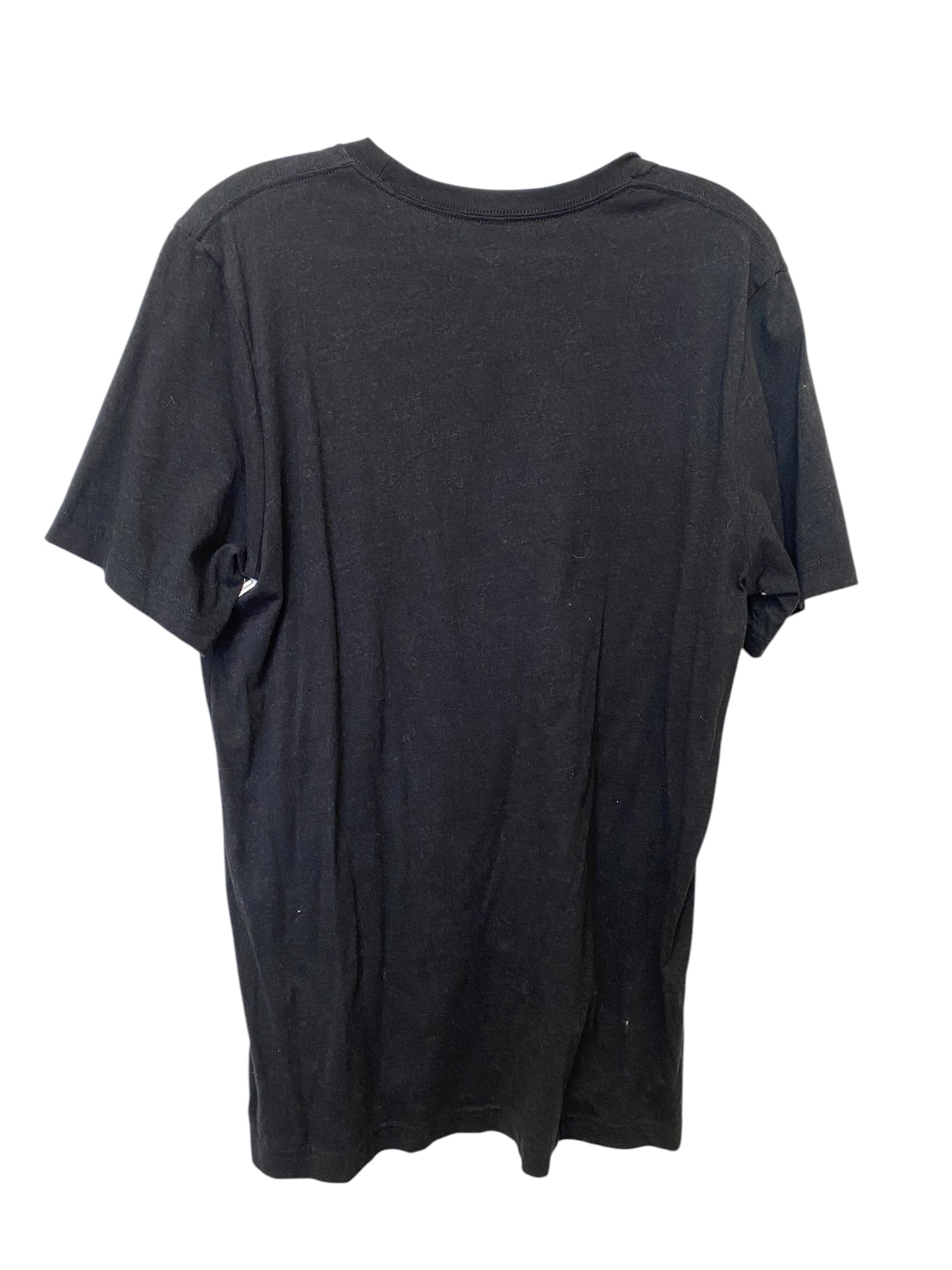 Top Short Sleeve By Clothes Mentor In Black, Size: L