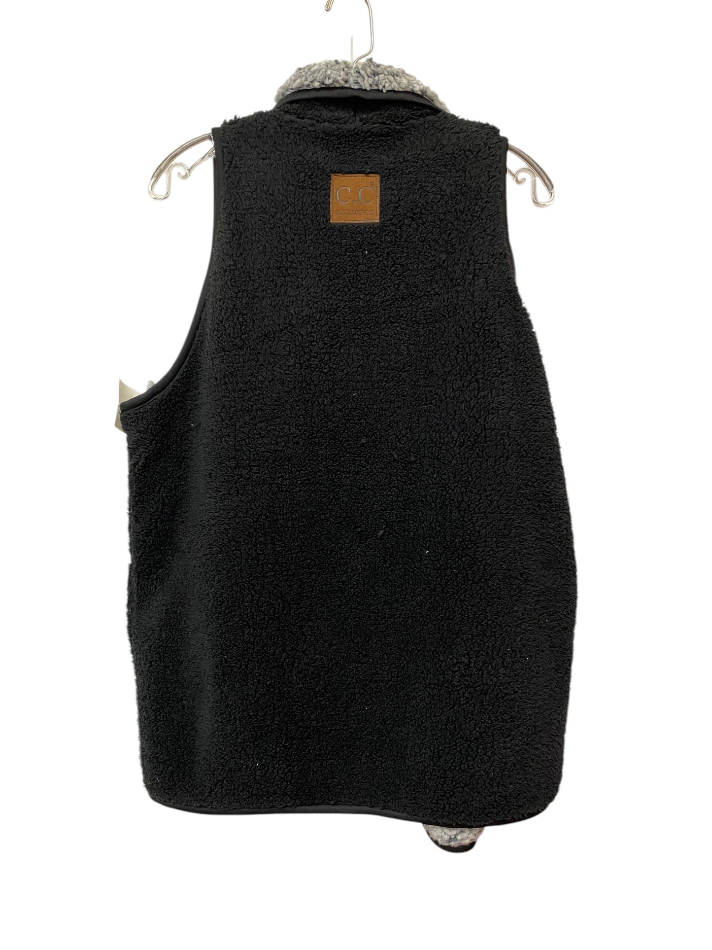 Vest Fleece By Cc In Black, Size: Osfm