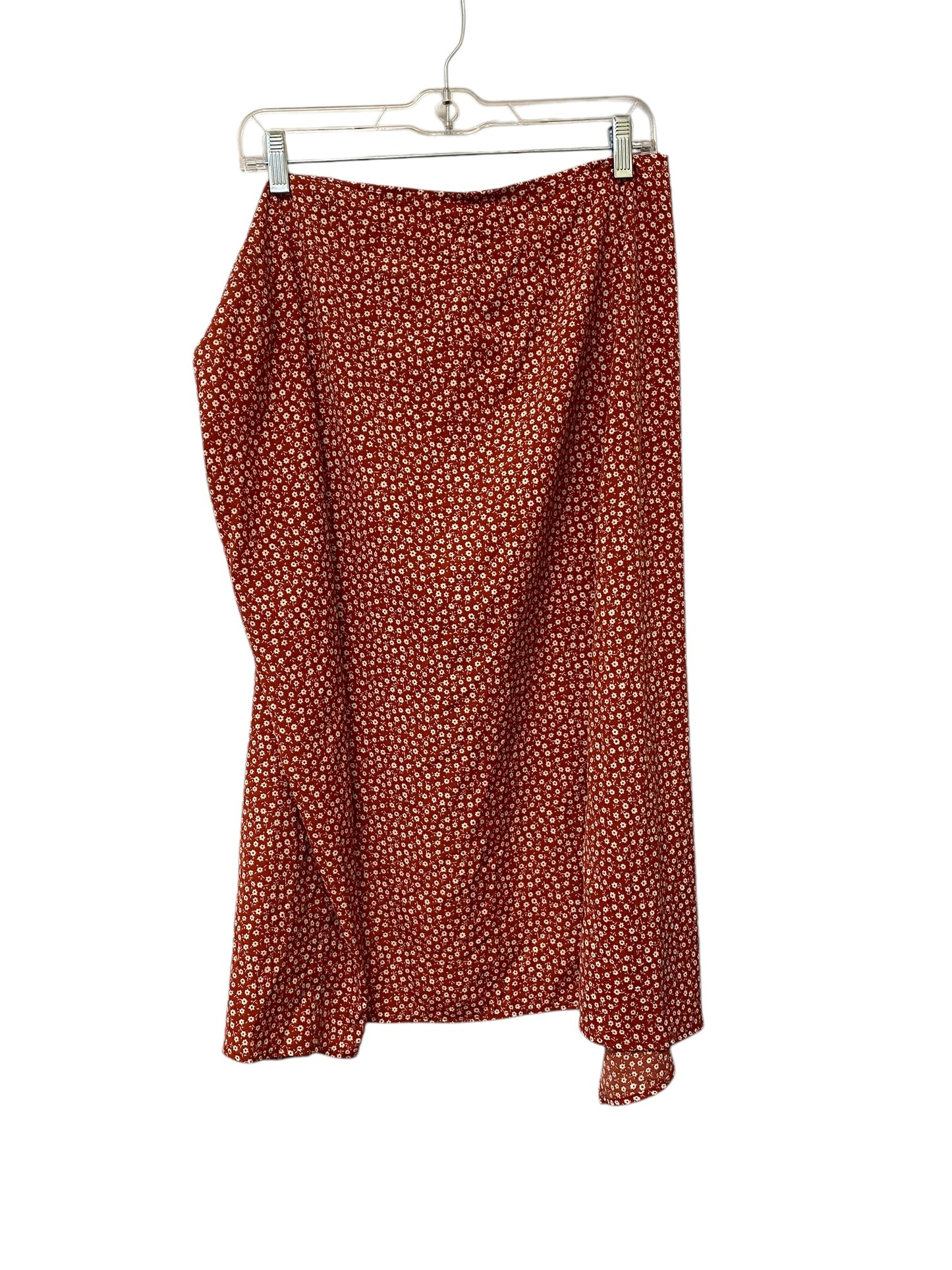 Skirt Maxi By Shein In Red, Size: 1x