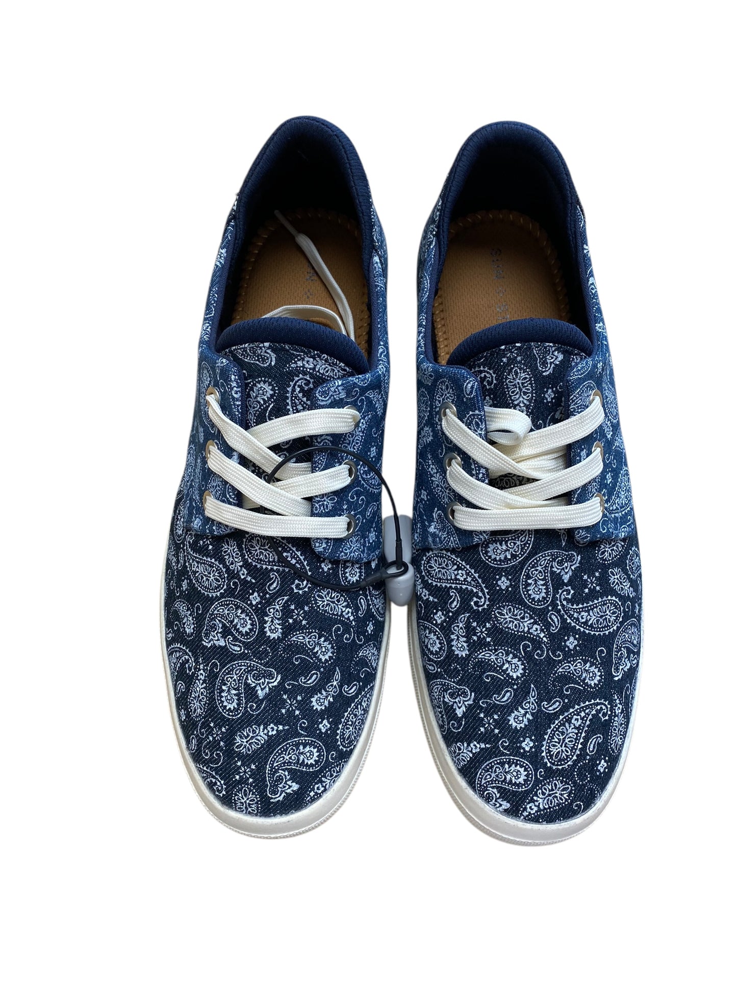 Shoes Sneakers By Clothes Mentor In Blue, Size: 9