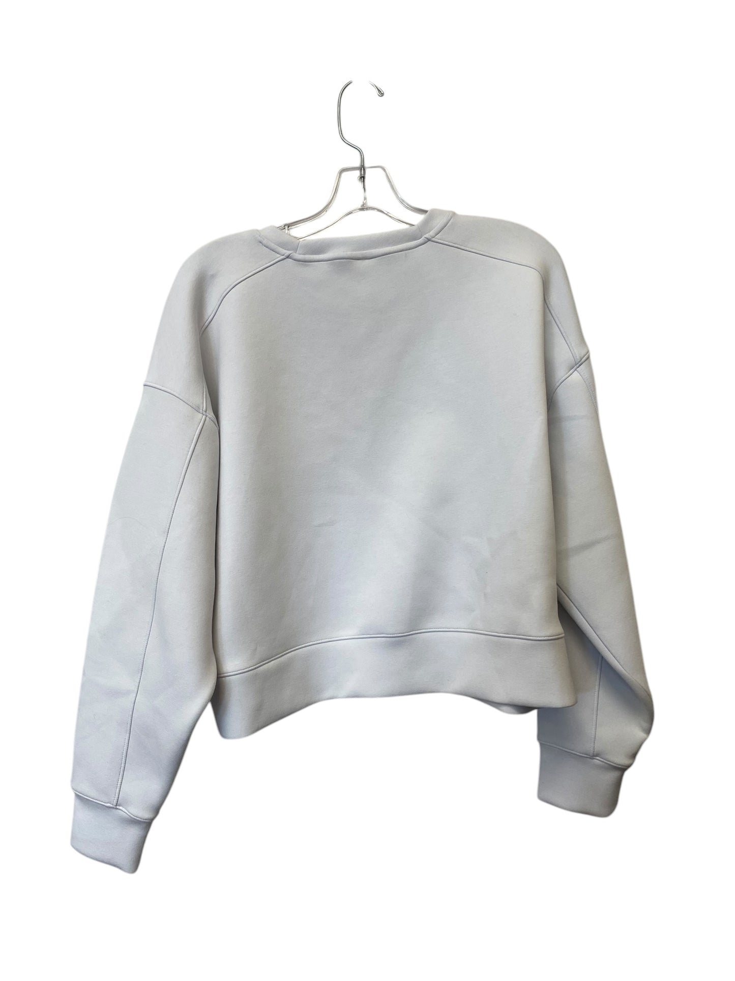 Athletic Sweatshirt Crewneck By Calia In White, Size: M