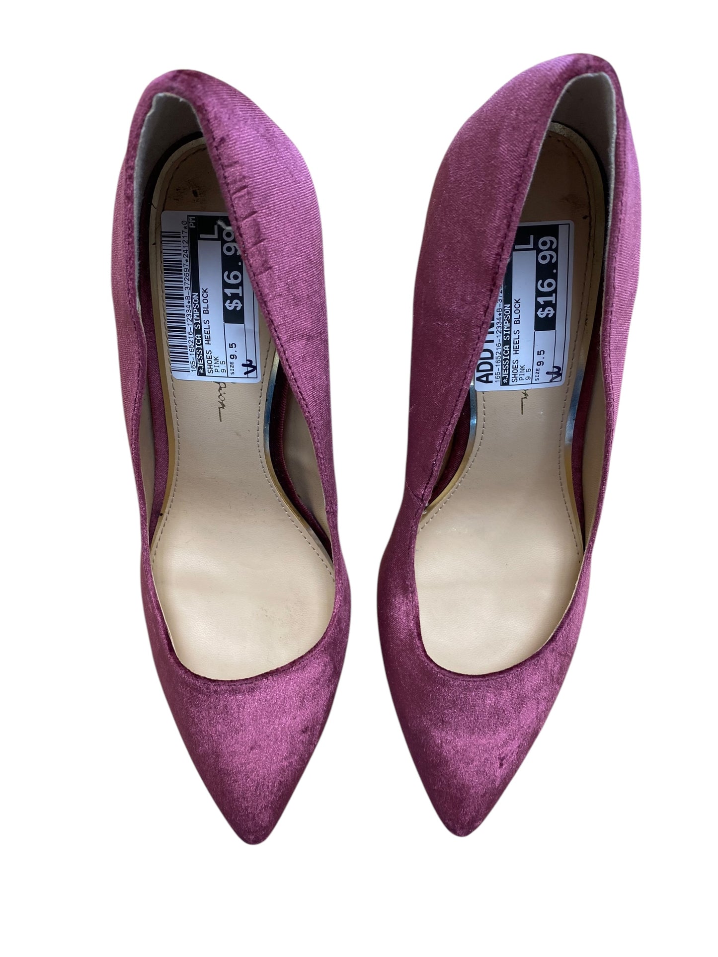 Shoes Heels Block By Jessica Simpson In Pink, Size: 9.5