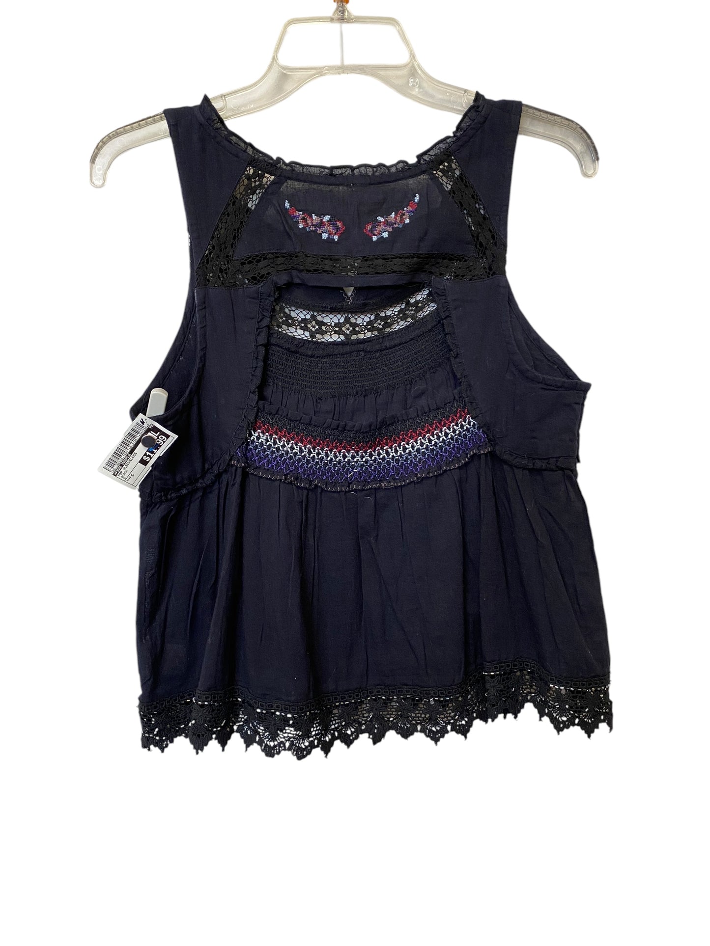 Top Sleeveless By Free People In Black, Size: S