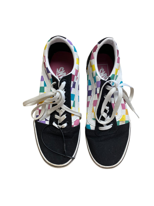 Shoes Sneakers By Vans In Rainbow Print, Size: 7.5