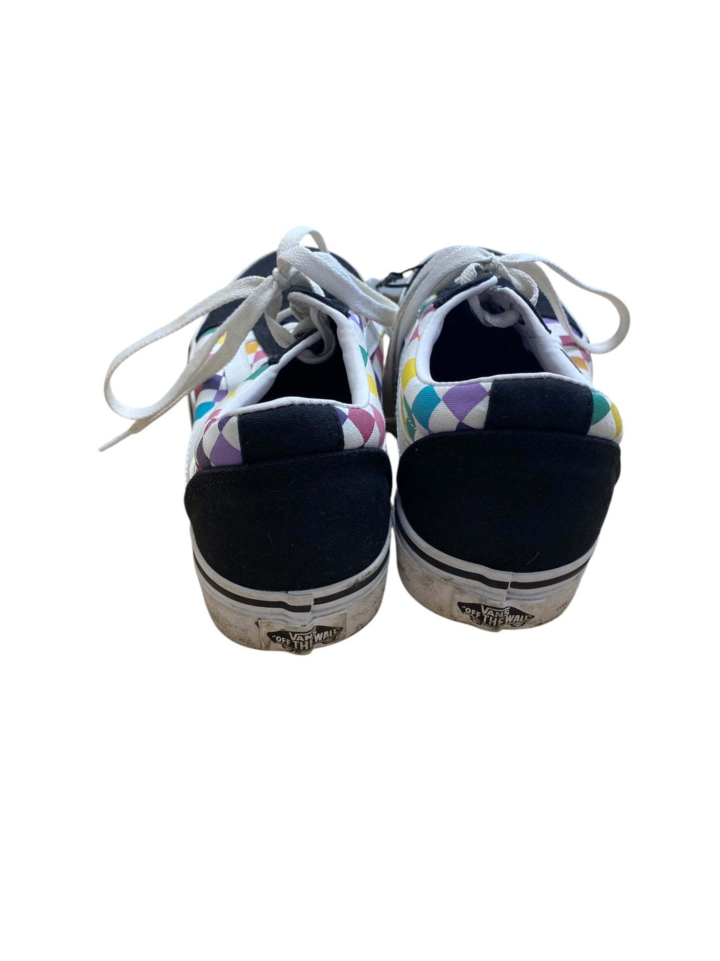 Shoes Sneakers By Vans In Rainbow Print, Size: 7.5