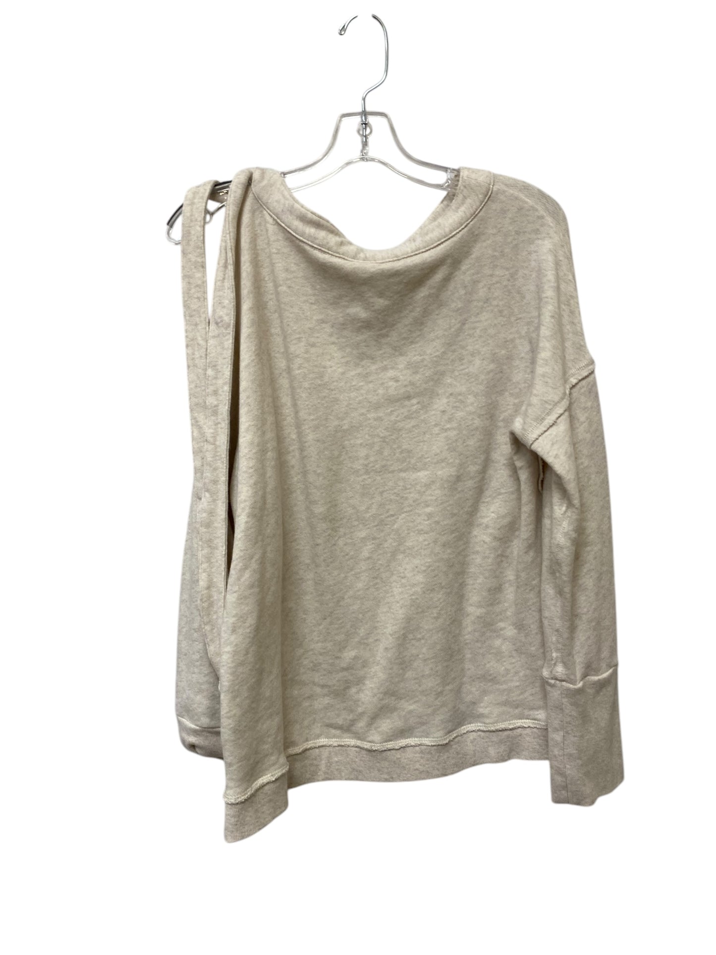 Sweatshirt Crewneck By Caslon In Beige, Size: M