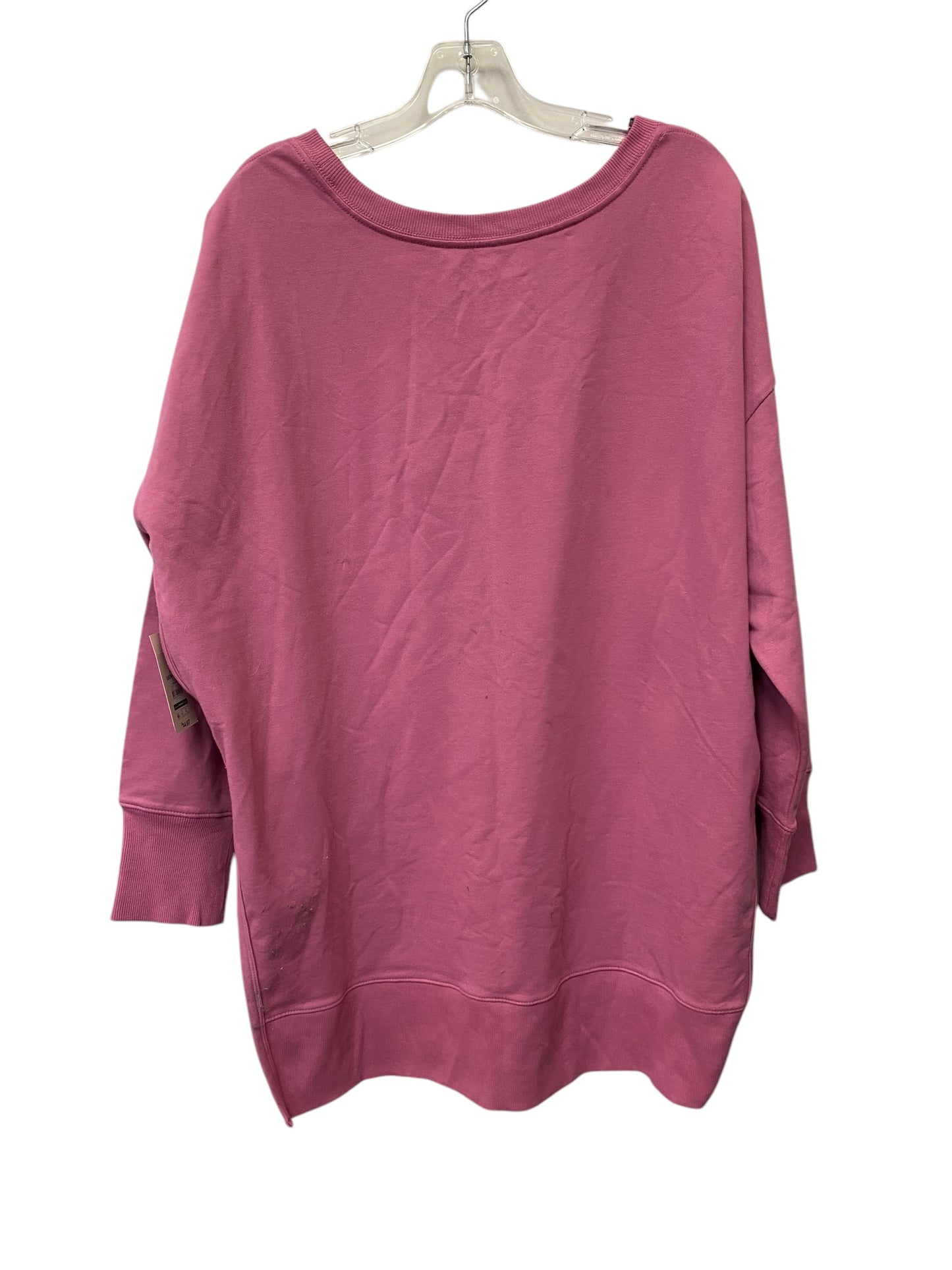 Sweatshirt Crewneck By Terra & Sky In Pink, Size: 1x