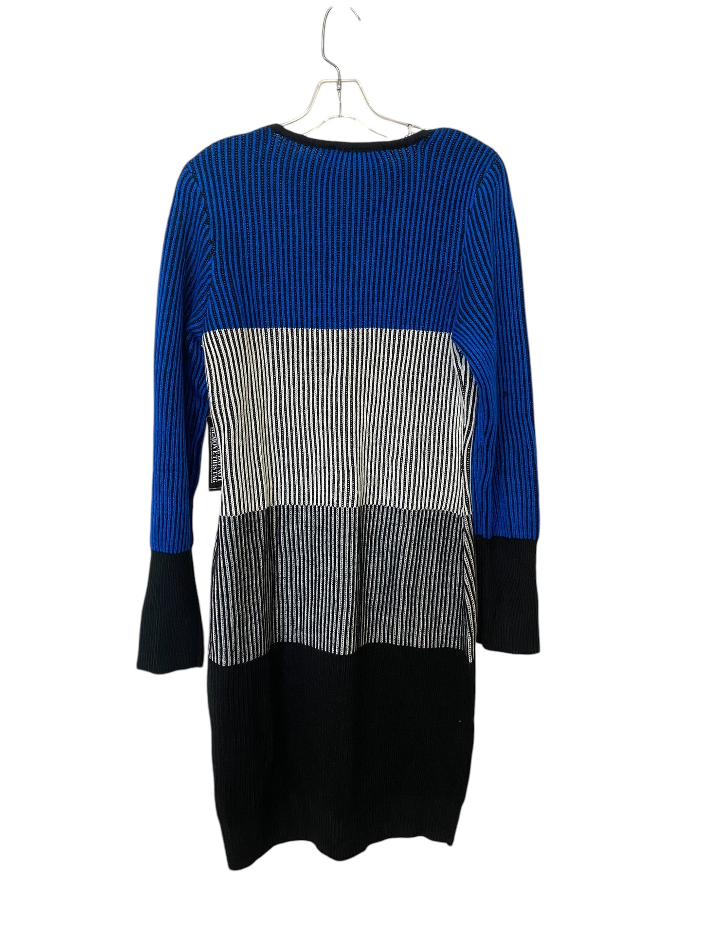 Dress Sweater By New York And Co In Blue, Size: L