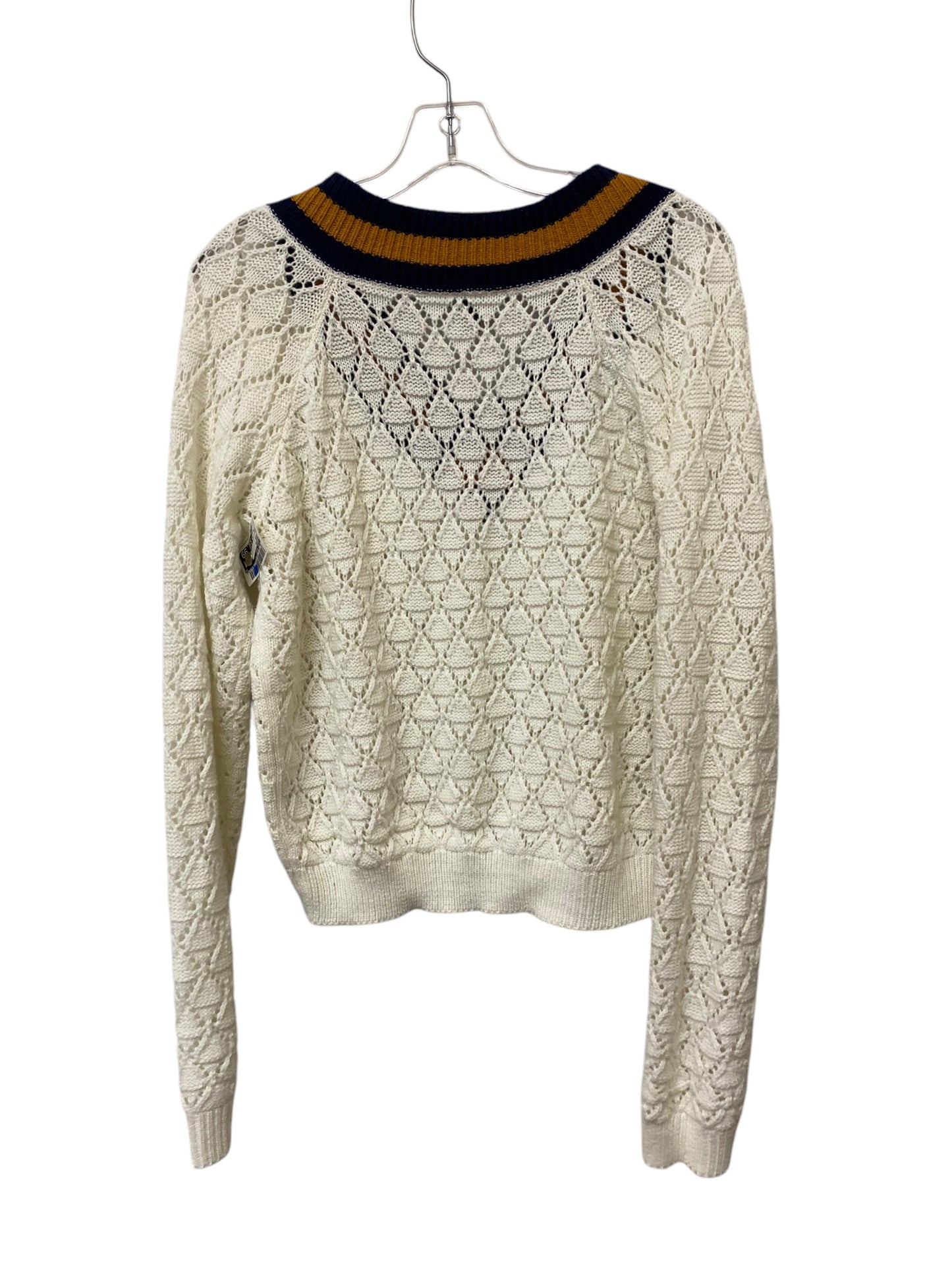 Sweater By Derek Heart In Cream, Size: L