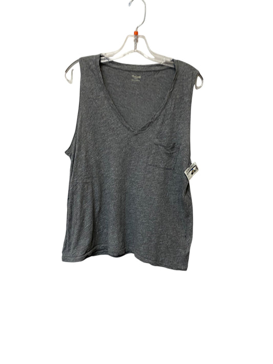 Tank Top By Madewell In Grey, Size: L