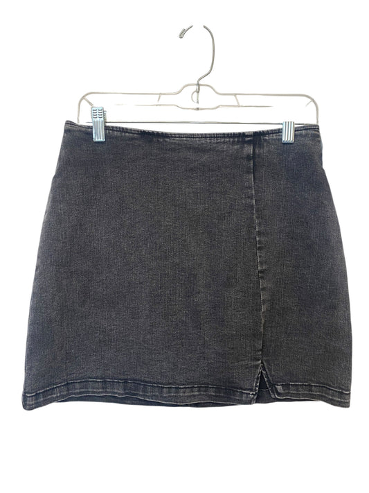 Skirt Mini & Short By Wild Fable In Black Denim, Size: 10