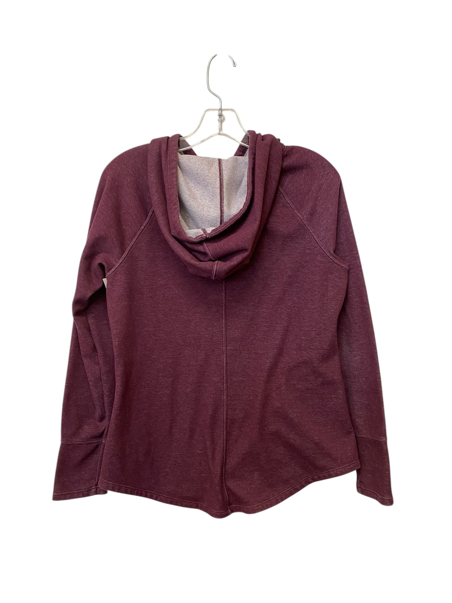 Athletic Sweatshirt Hoodie By Athletic Works In Maroon, Size: M