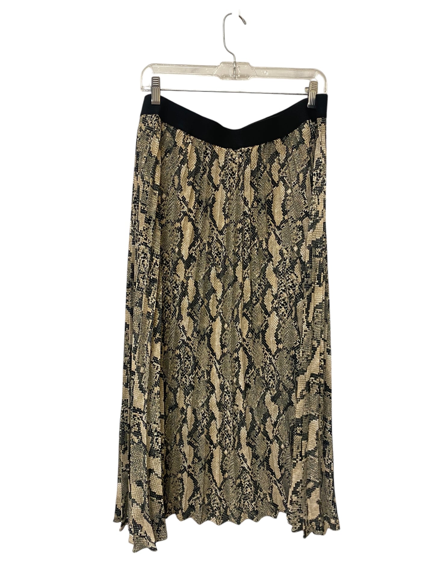 Skirt Maxi By H&m In Snakeskin Print, Size: Xl