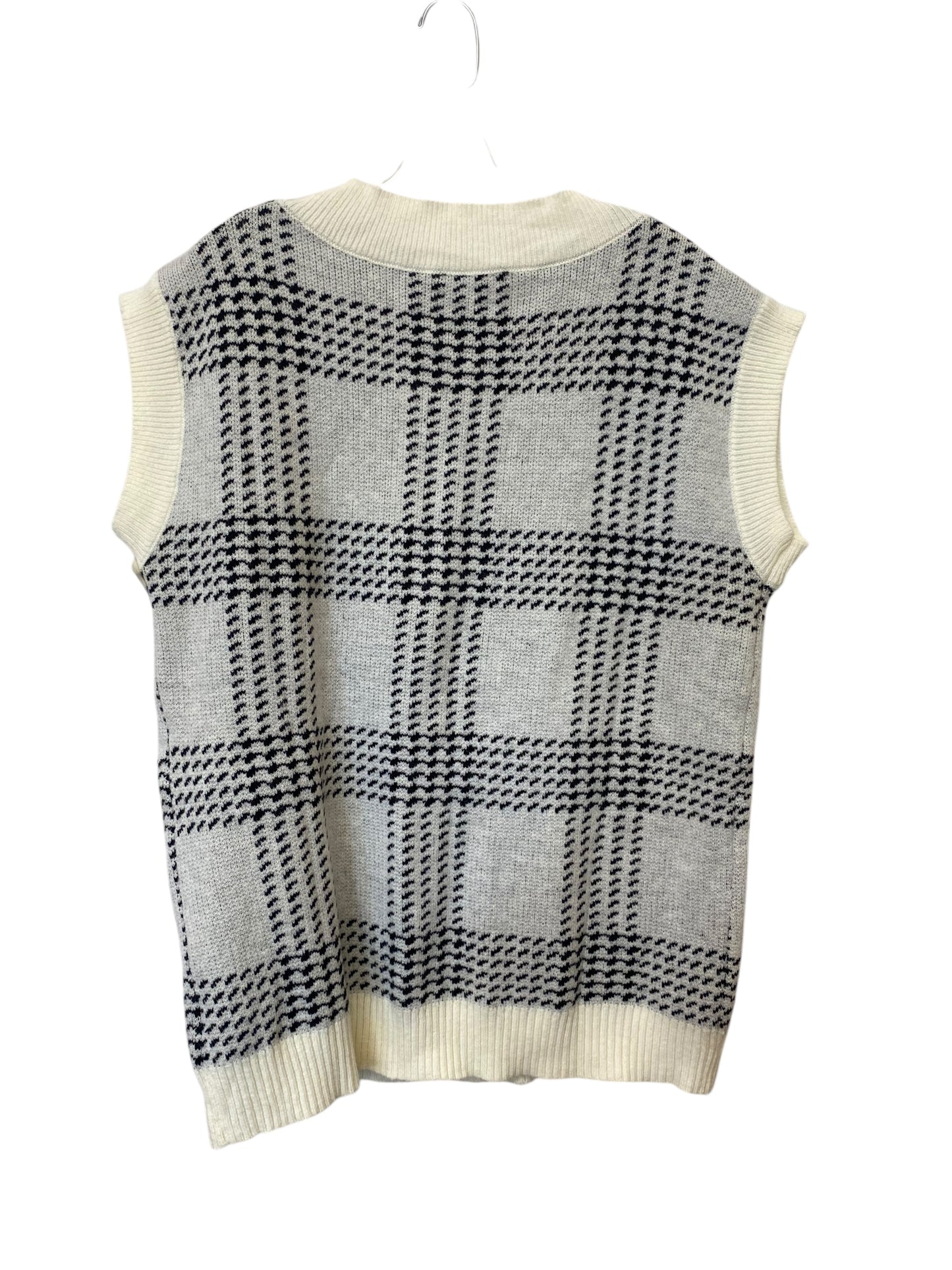 Vest Sweater By Shein In White, Size: L