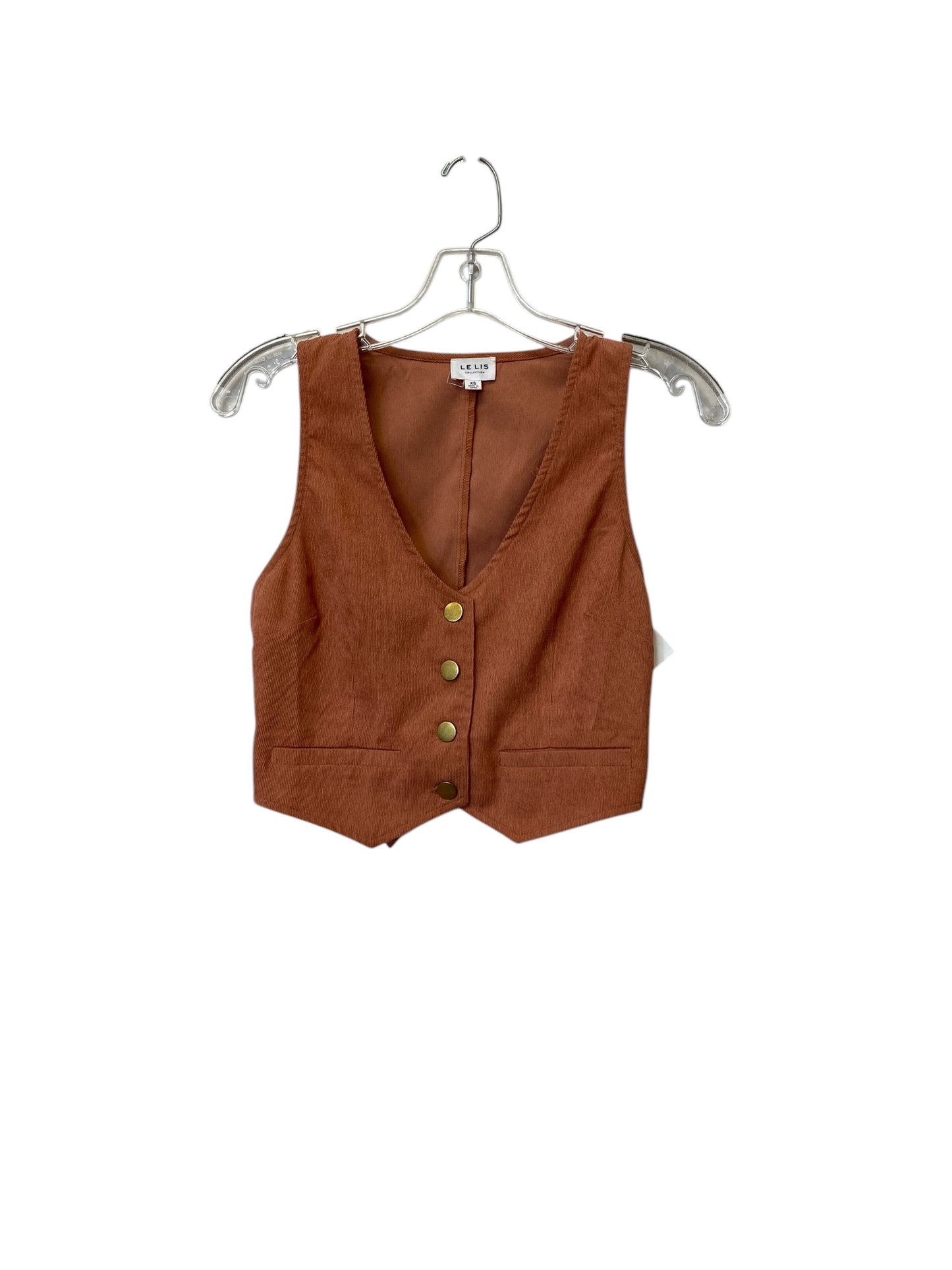 Vest Other By Le Lis In Orange, Size: Xs