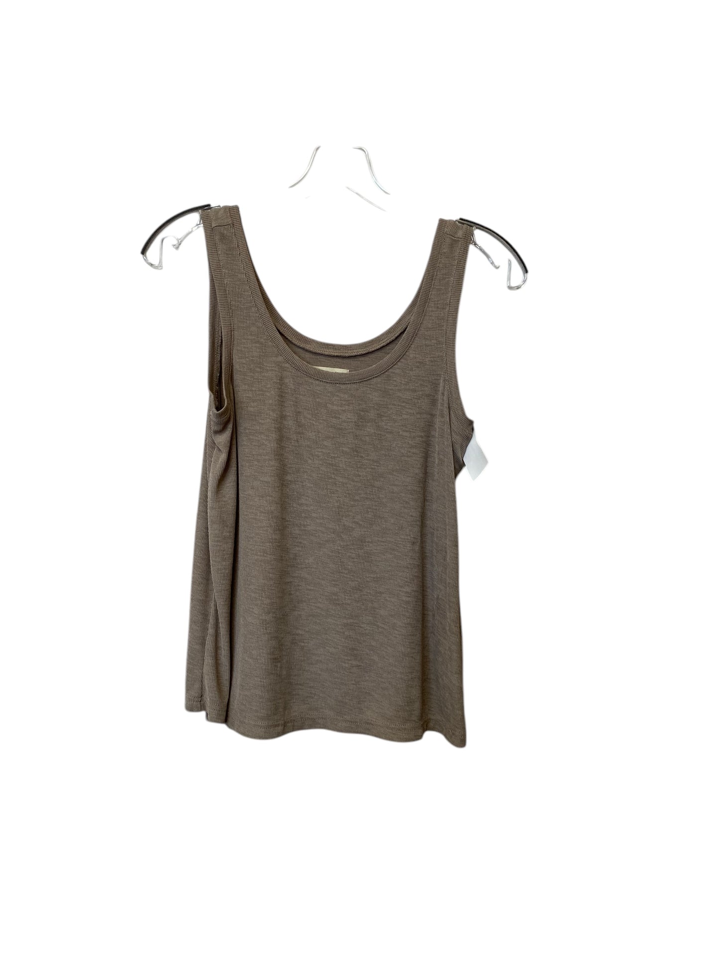 Tank Top By Madewell In Taupe, Size: Xxs