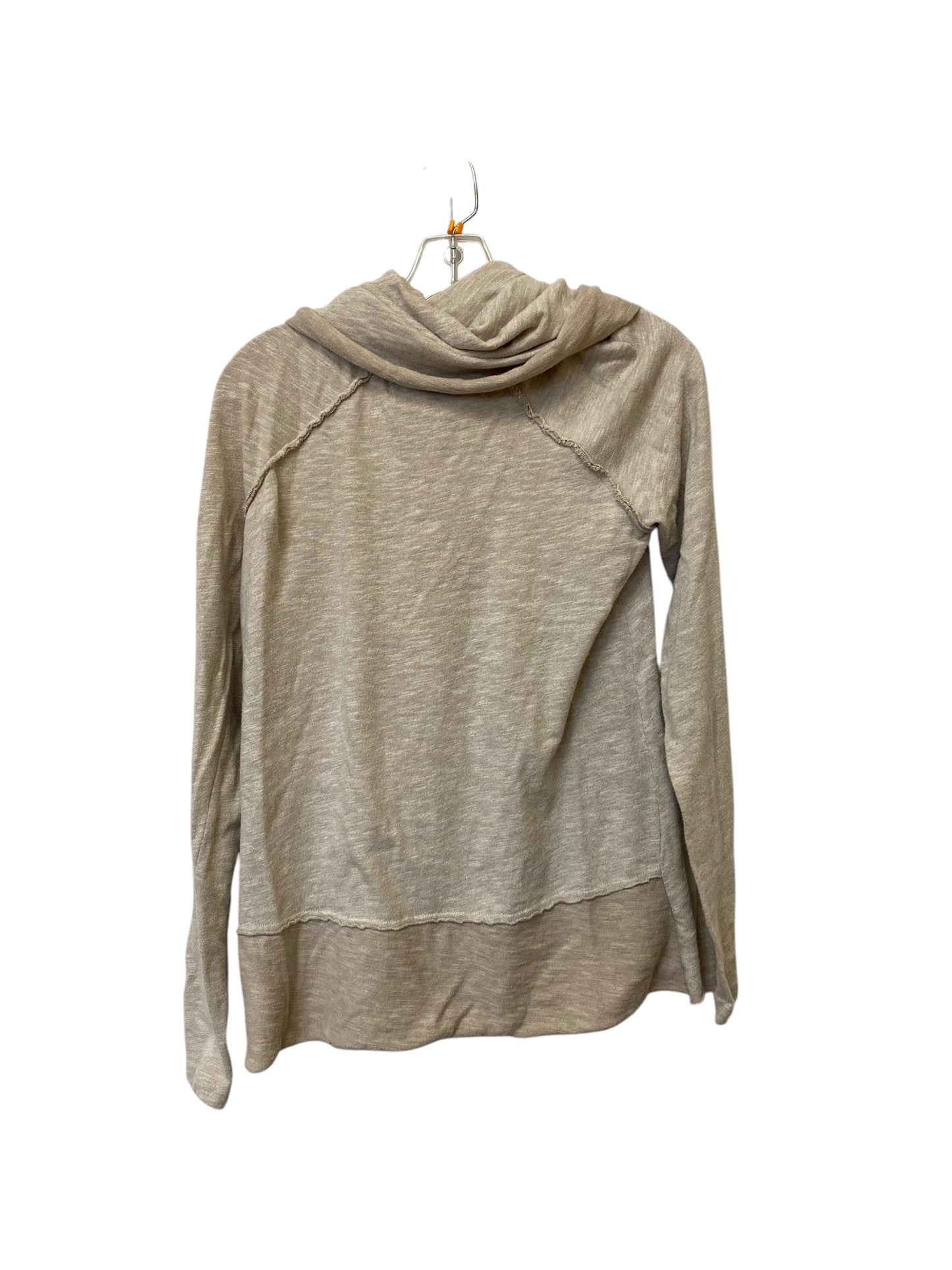 Top Long Sleeve By Free People In Tan, Size: Osfm