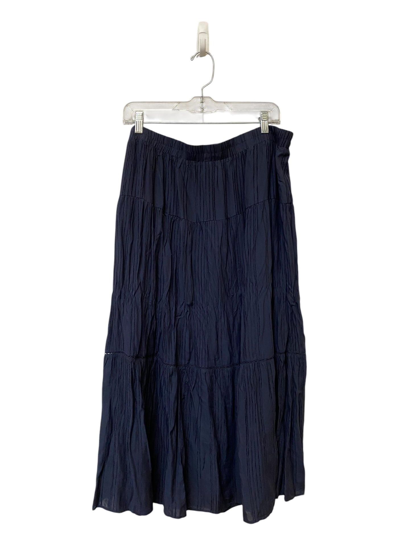 Skirt Maxi By Clothes Mentor In Navy, Size: 3x