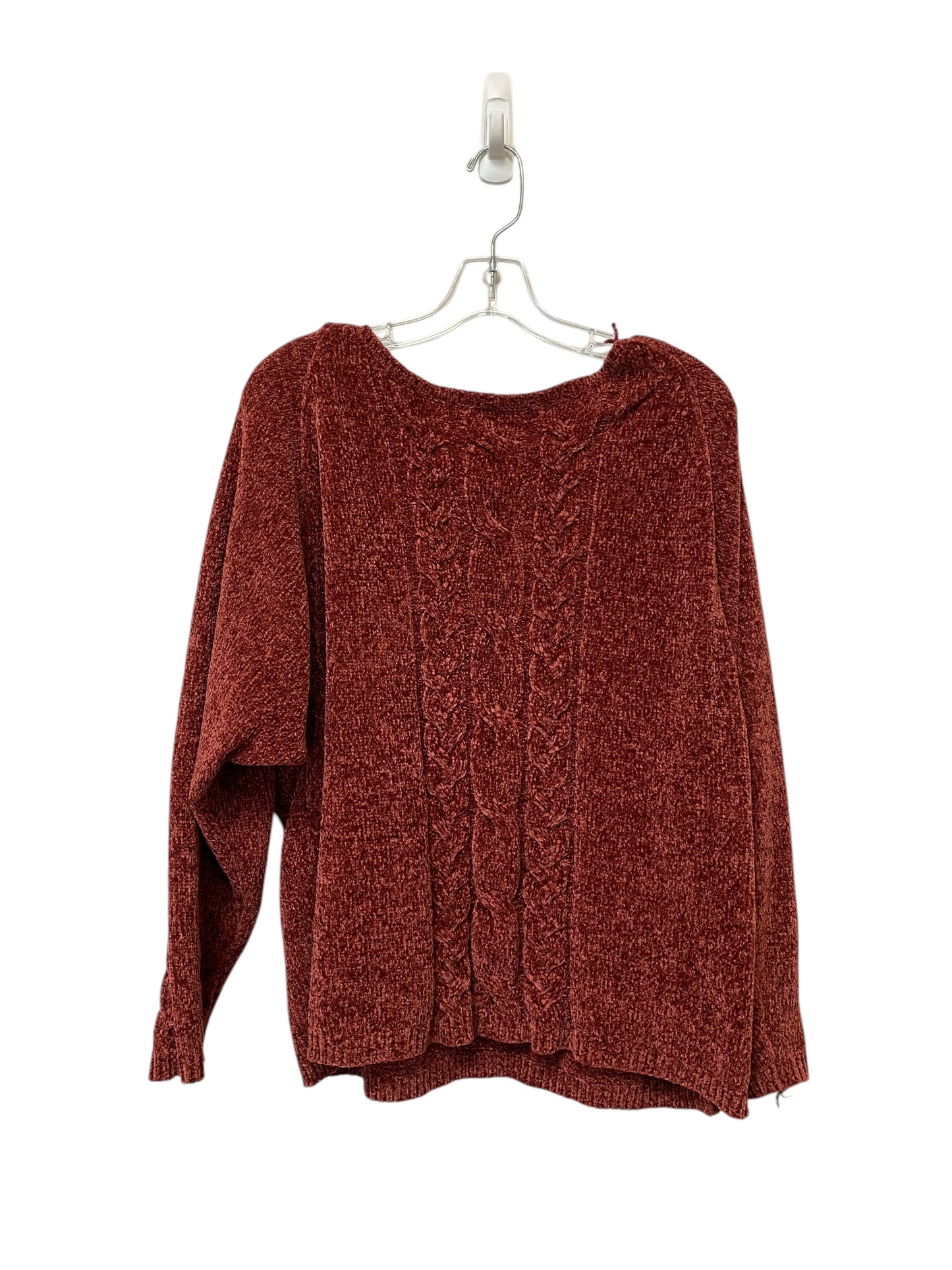 Sweater By Chenault In Red, Size: Xl