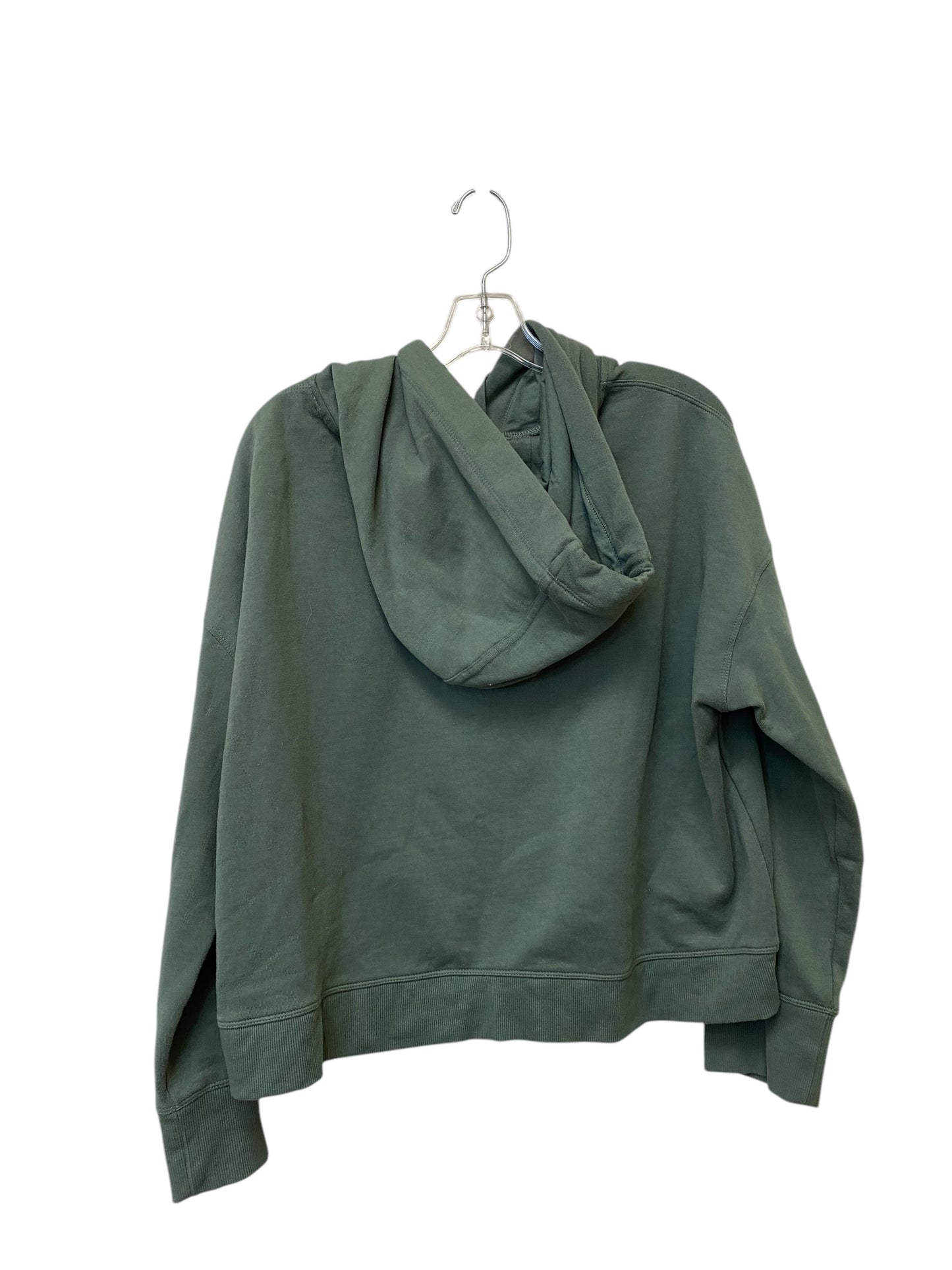 Sweatshirt Hoodie By Calvin Klein In Green, Size: Xxl