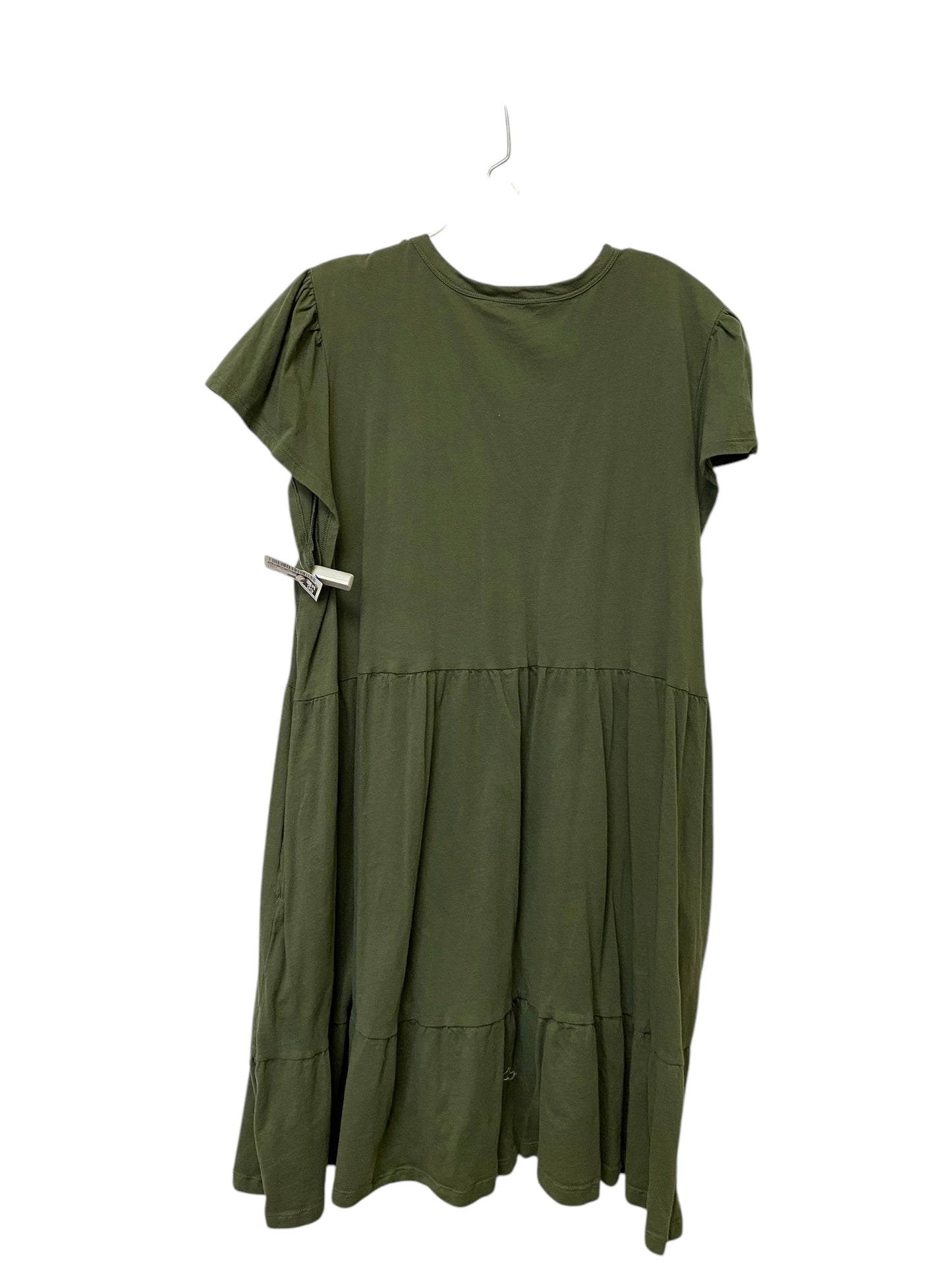 Dress Casual Short By Time And Tru In Green, Size: Xxl