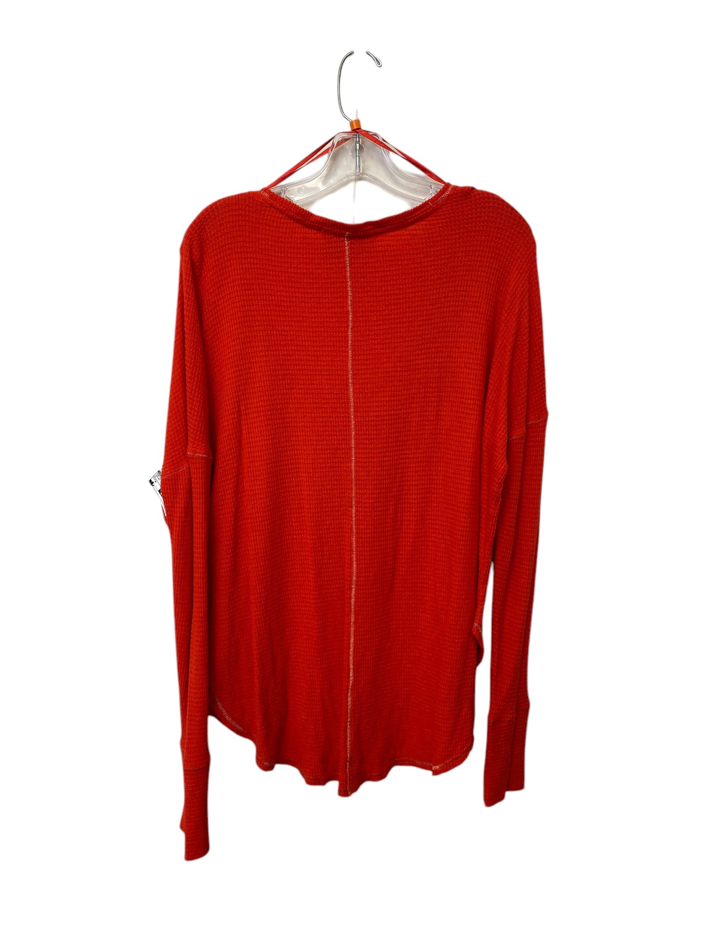 Top Long Sleeve By Saturday/sunday In Orange, Size: M