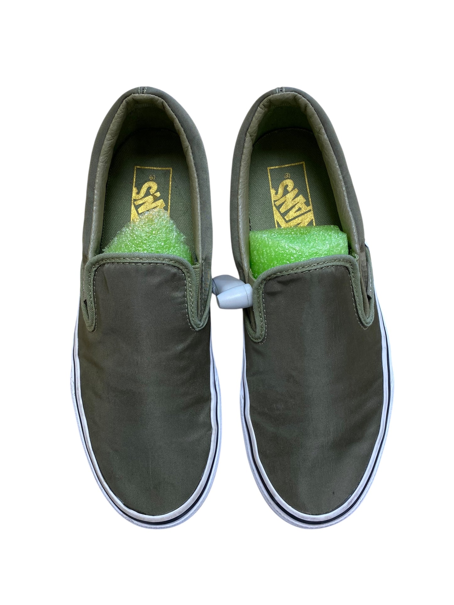 Shoes Flats By Vans In Green, Size: 7.5