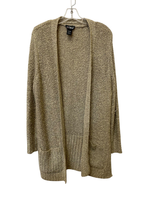 Sweater Cardigan By Clothes Mentor In Beige, Size: L