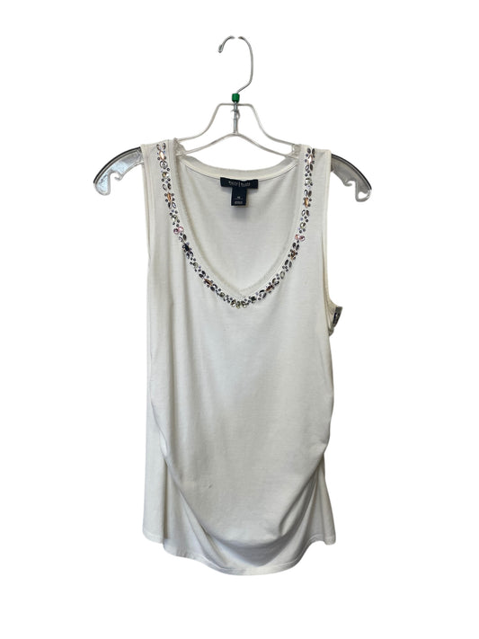 Top Sleeveless By White House Black Market In White, Size: M