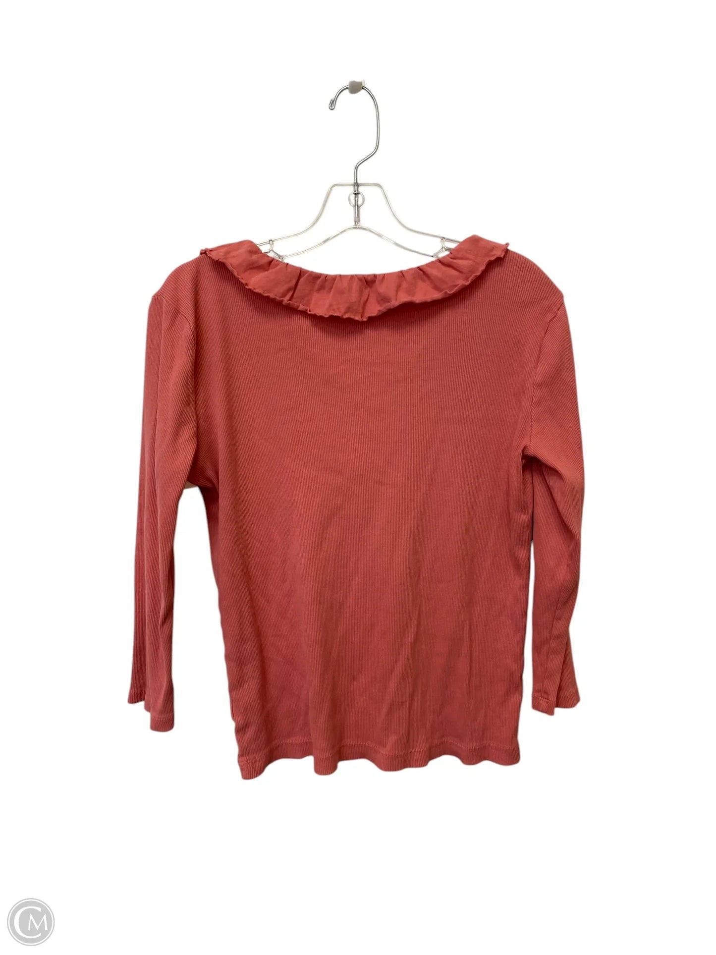 Top Long Sleeve By Chaps In Pink, Size: M