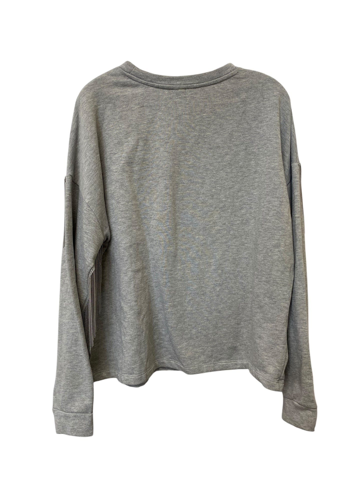 Sweatshirt Crewneck By H&m In Grey, Size: L