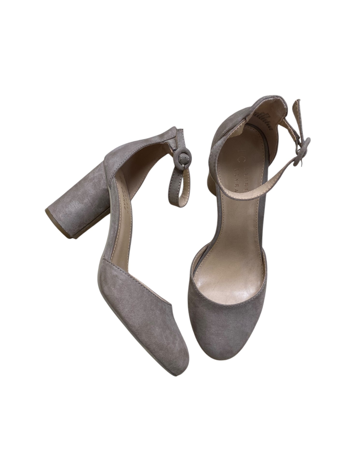 Shoes Heels Block By Lc Lauren Conrad In Taupe, Size: 9.5