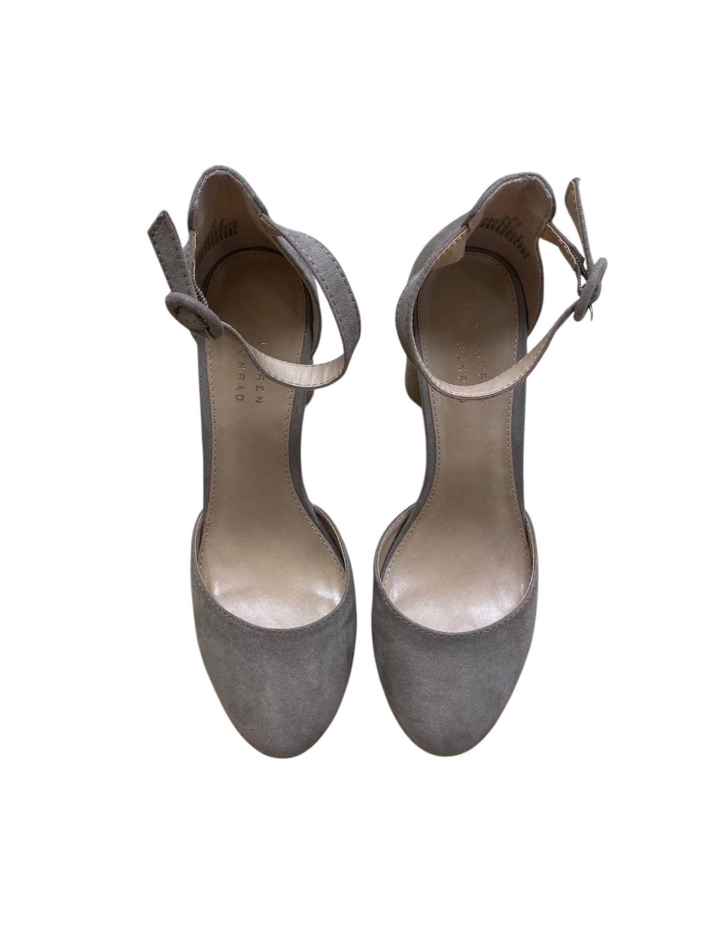 Shoes Heels Block By Lc Lauren Conrad In Taupe, Size: 9.5