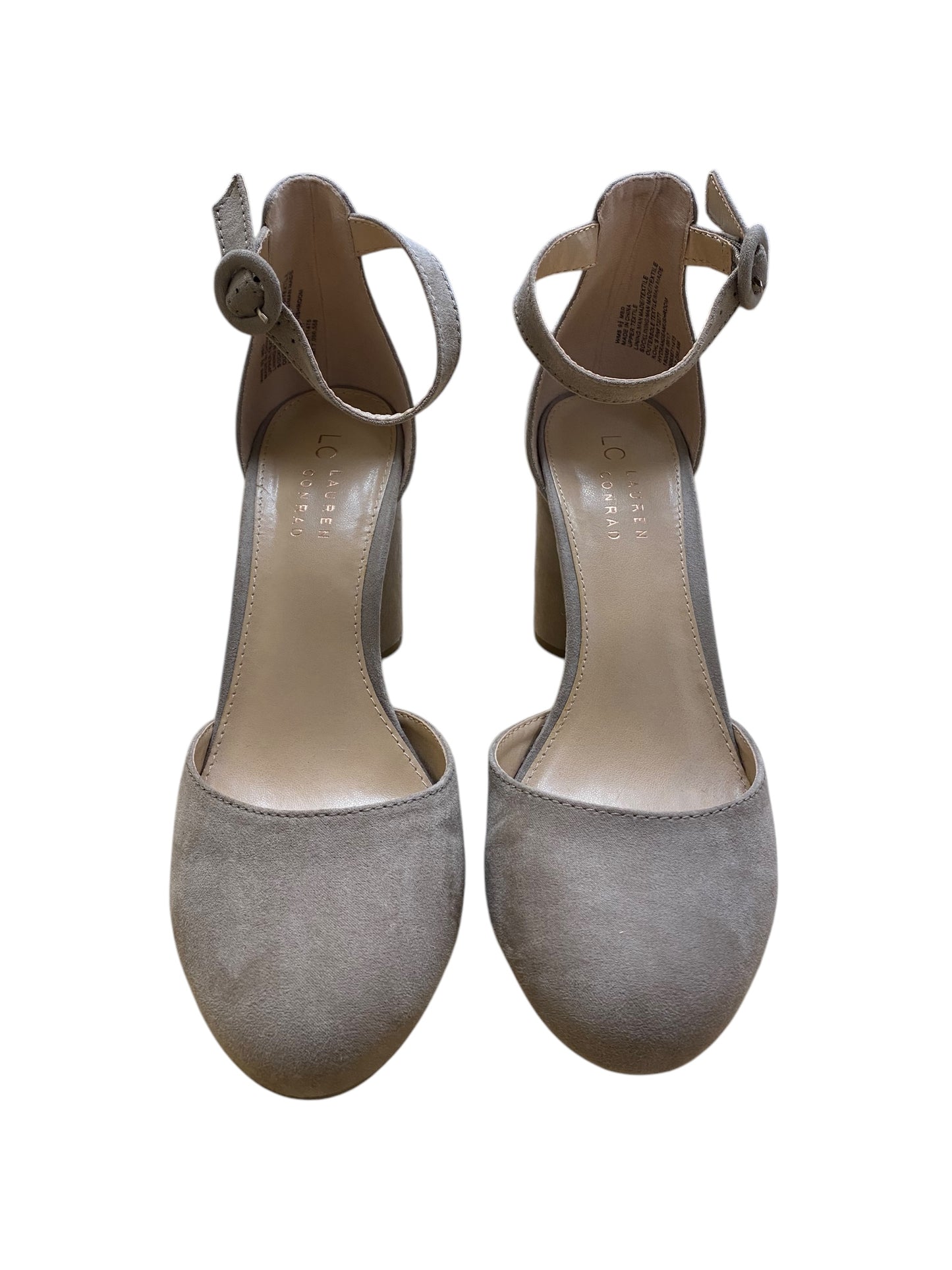 Shoes Heels Block By Lc Lauren Conrad In Taupe, Size: 9.5