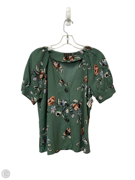 Top Short Sleeve By Clothes Mentor In Green, Size: M