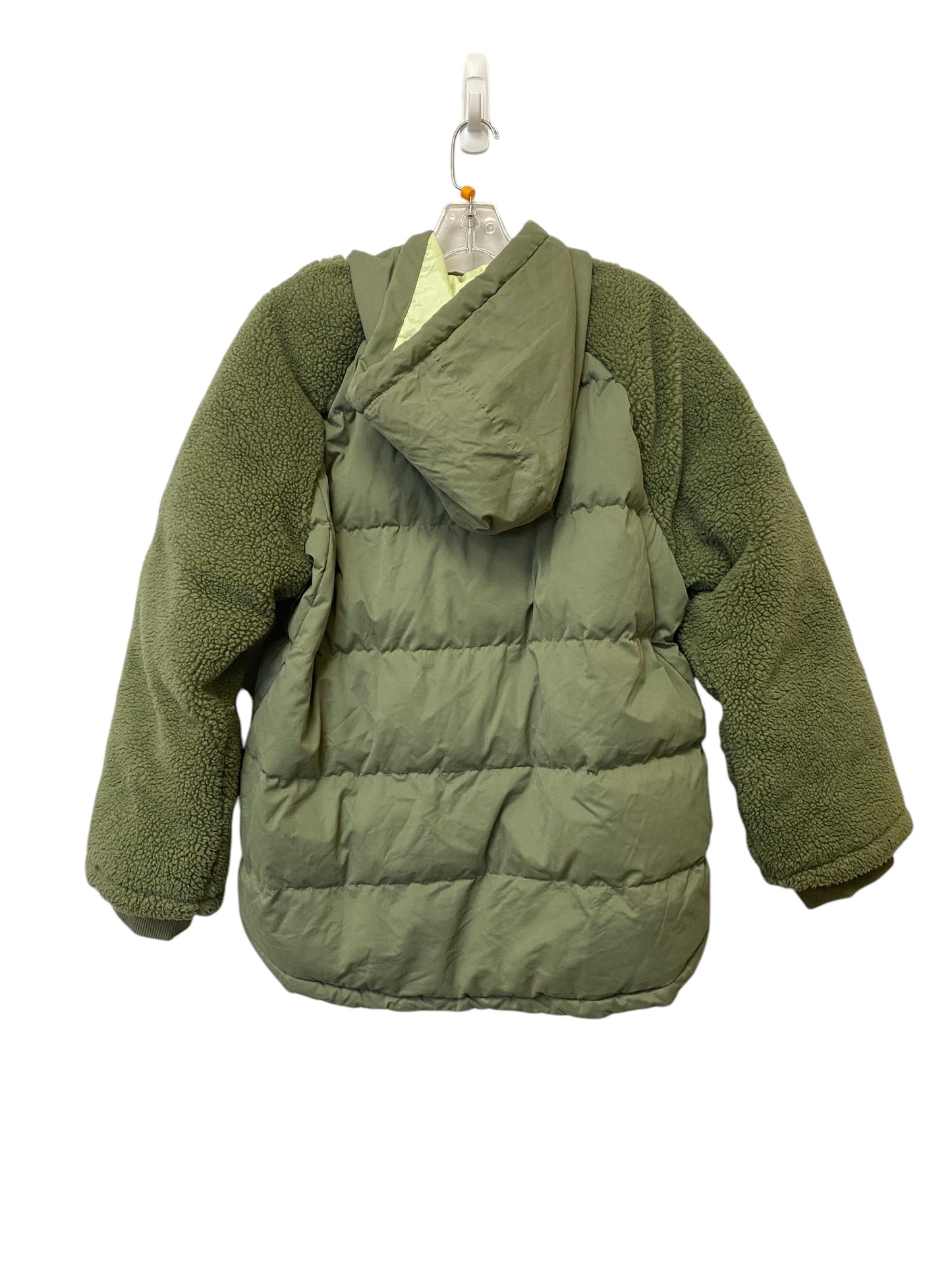 Coat Puffer & Quilted By Pilcro In Green, Size: M